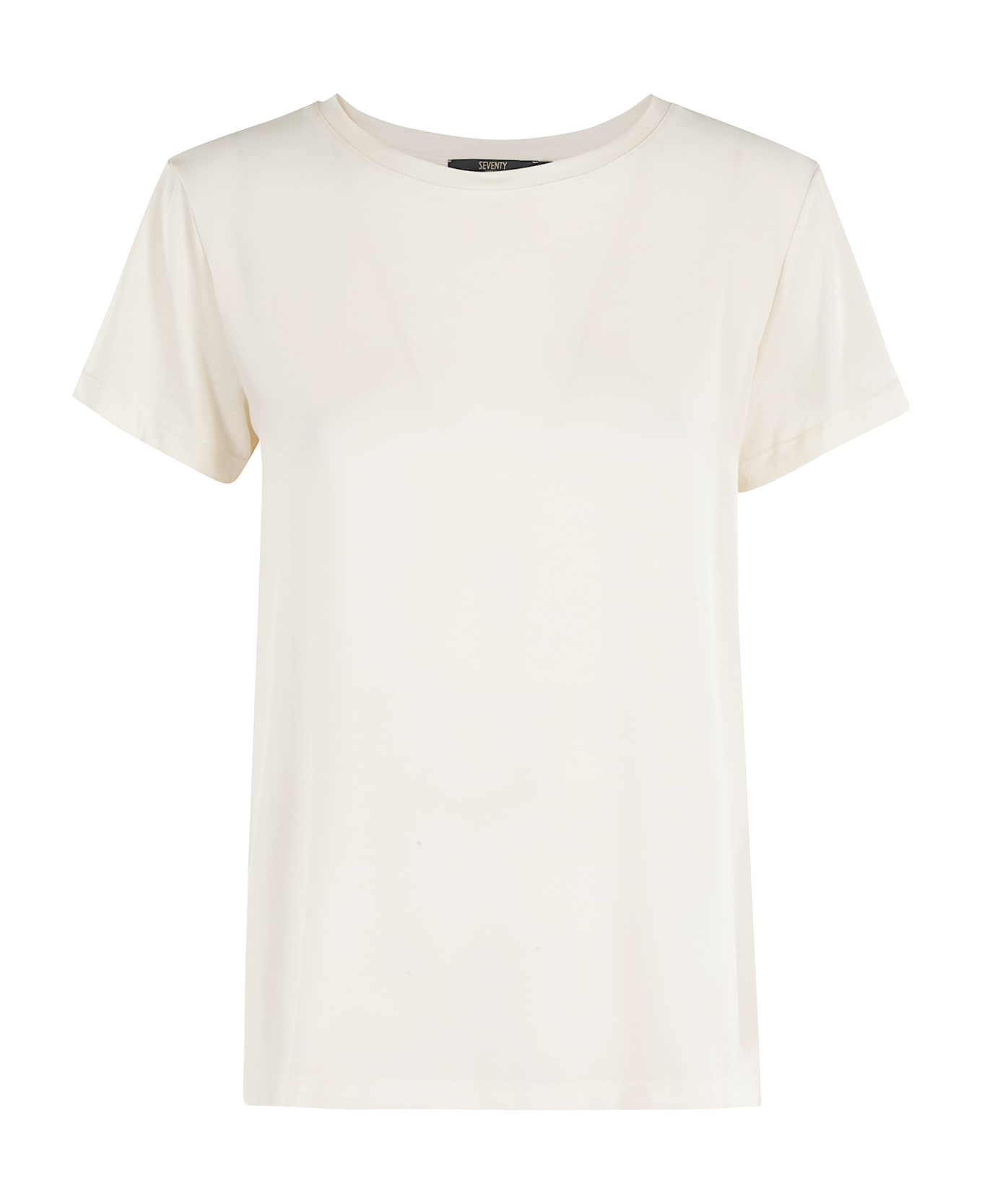 Seventy Tshirt Crepe Misto Seta - Panna