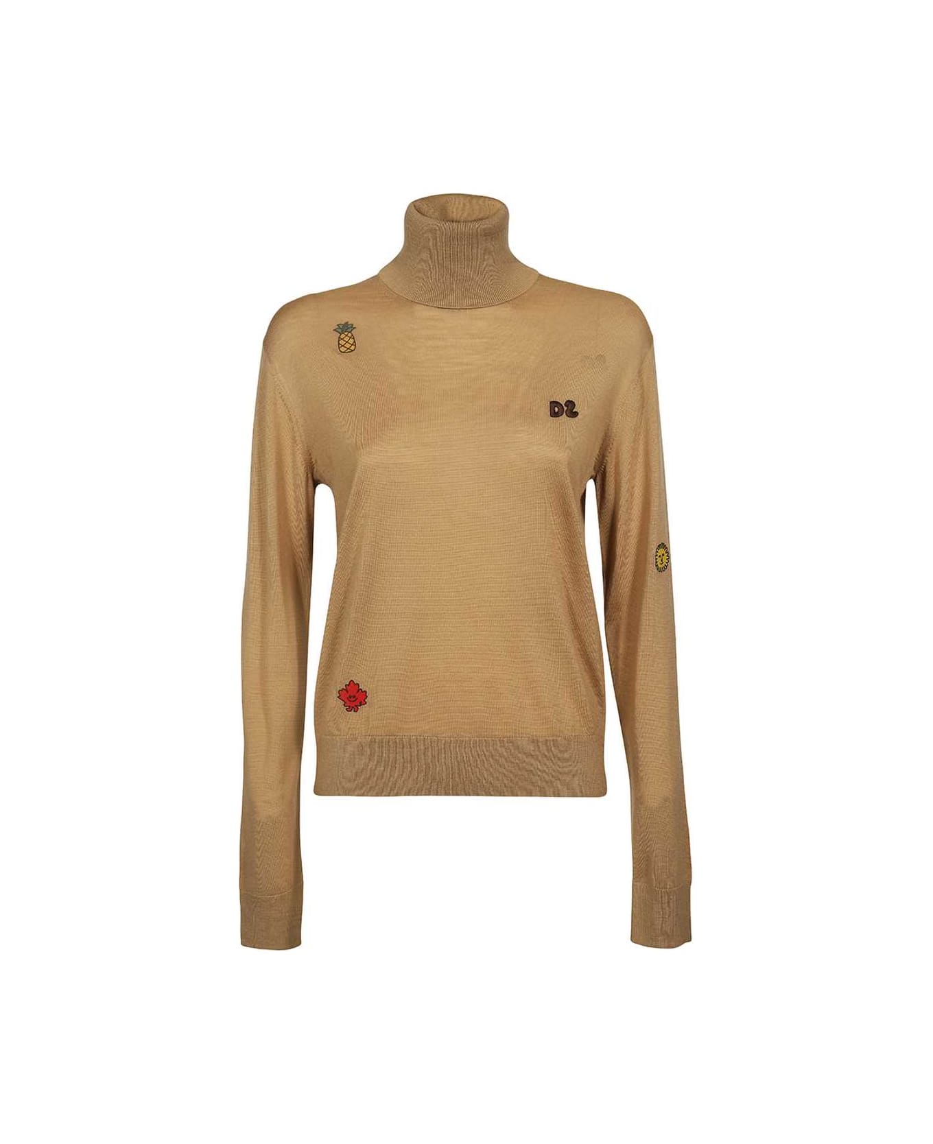 Dsquared2 Wool Sweater - Camel