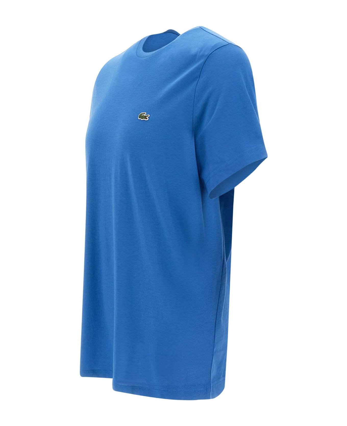 Lacoste Cotton T-shirt - Azzurro