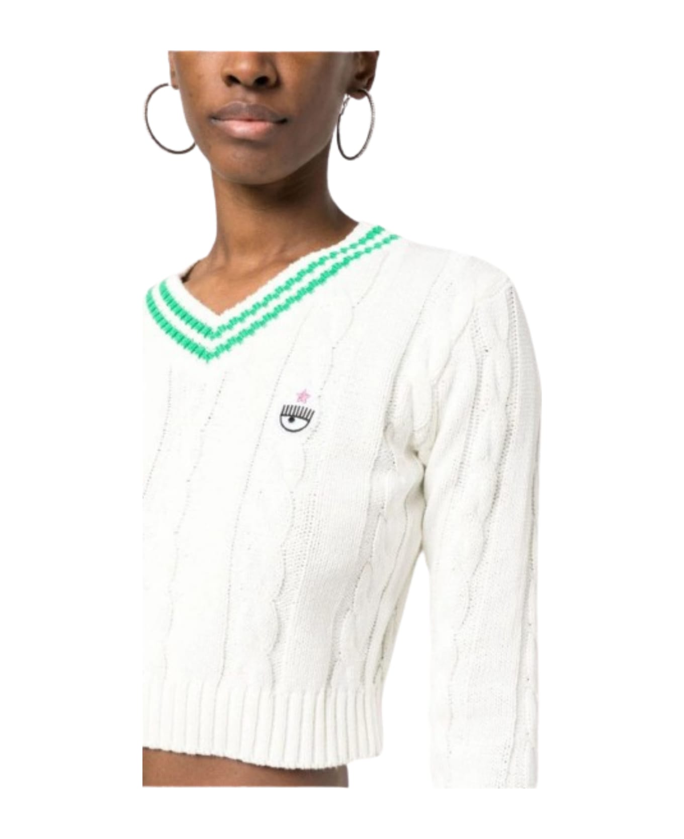 Chiara Ferragni Sweaters White - White ニットウェア