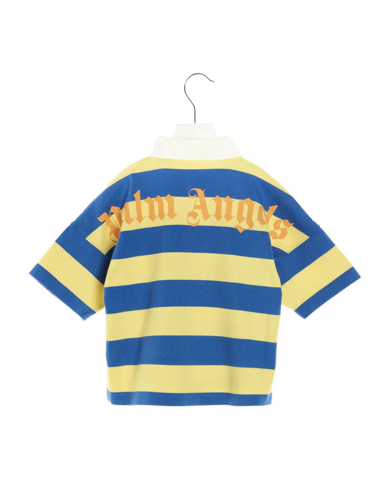 Palm Angels Striped Polo Shirt - Multicolor