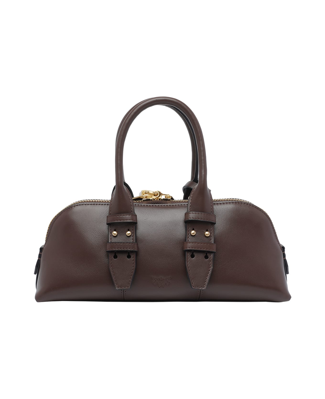 Pinko Bowling Baguette Bag - Brown