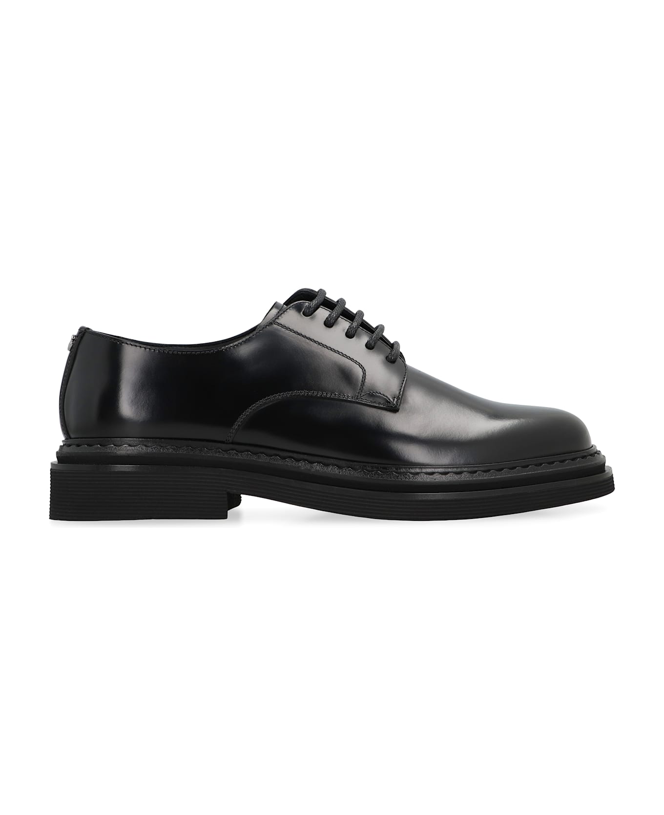 Dolce 
Gabbana Leather Lace-up Derby Shoes - black