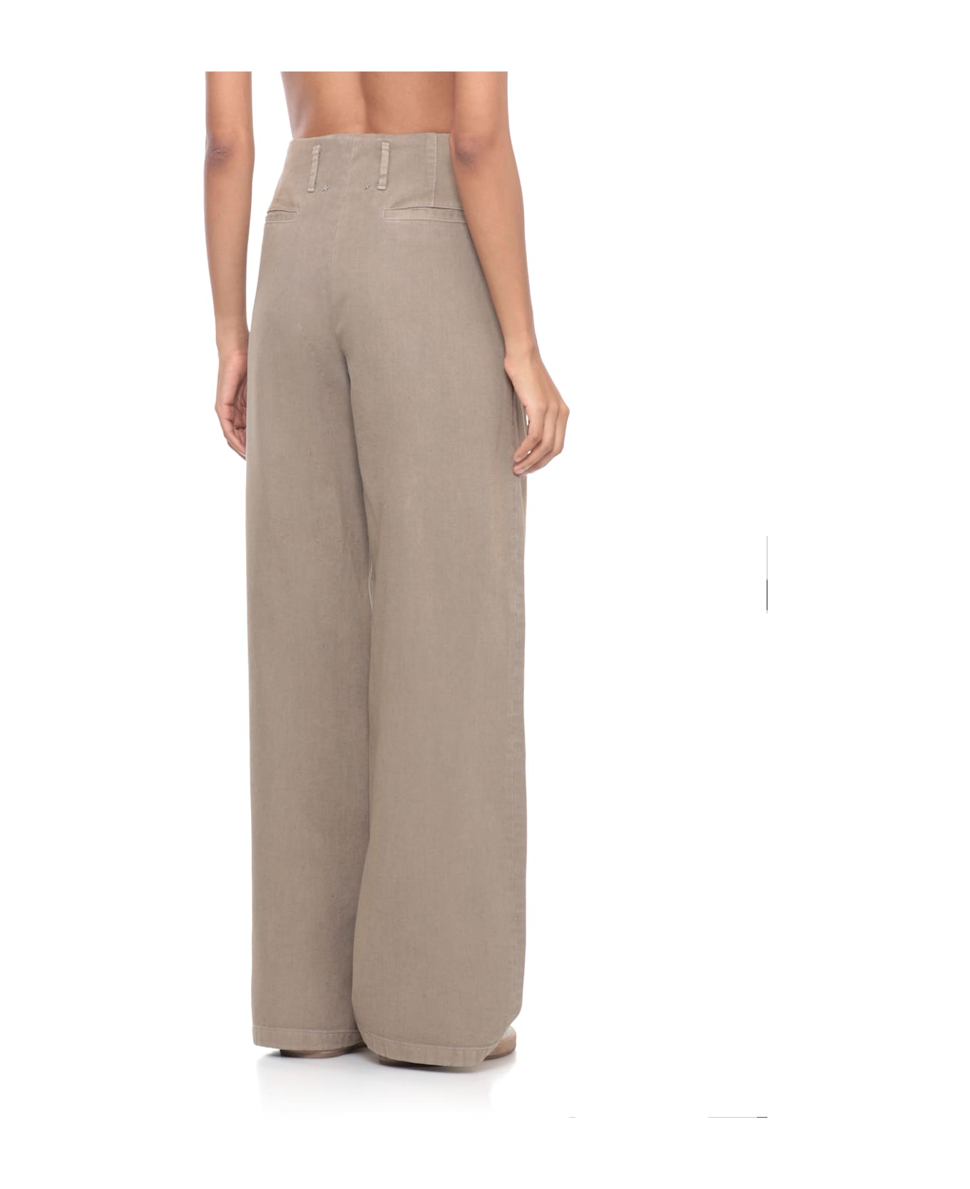 Golden Goose Cotton Pants - Beige