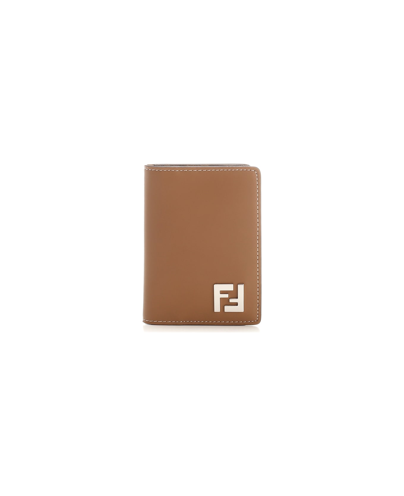 Fendi Vertical Card Case - Beige 財布
