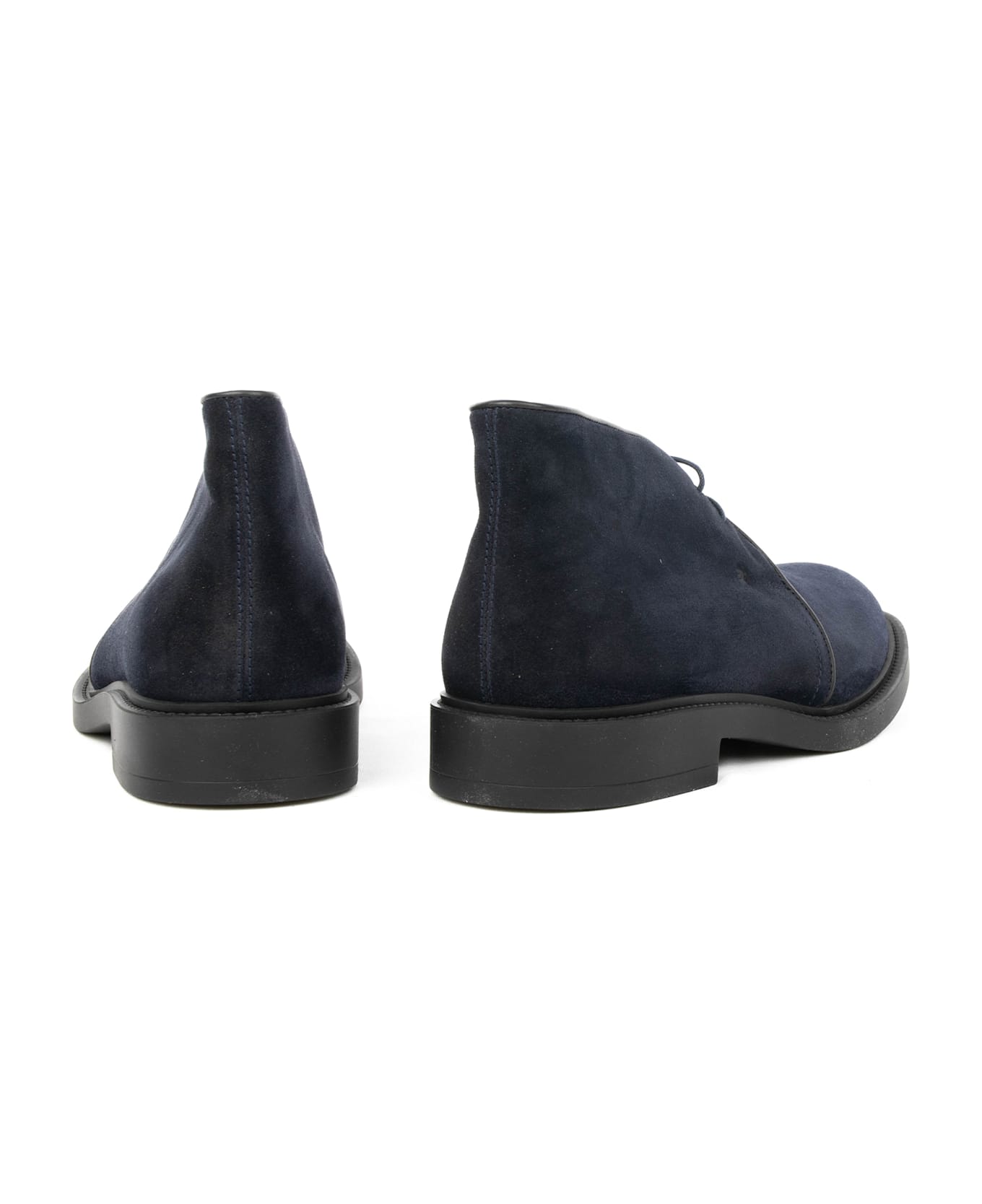 Fratelli Rossetti One Navy Suede Polish - MARINE