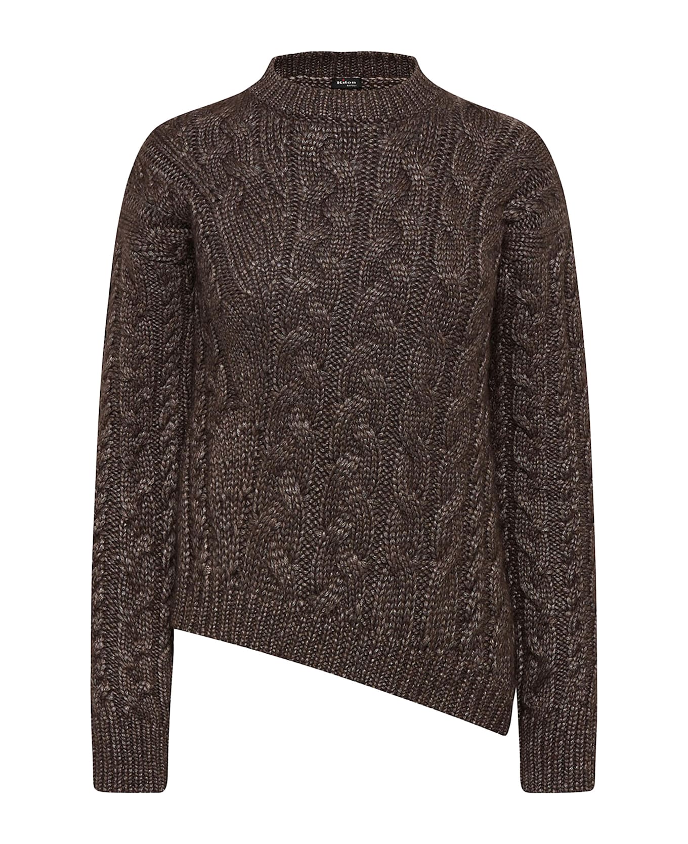 Kiton Sweater Roundneck Cashmere -  BROWN