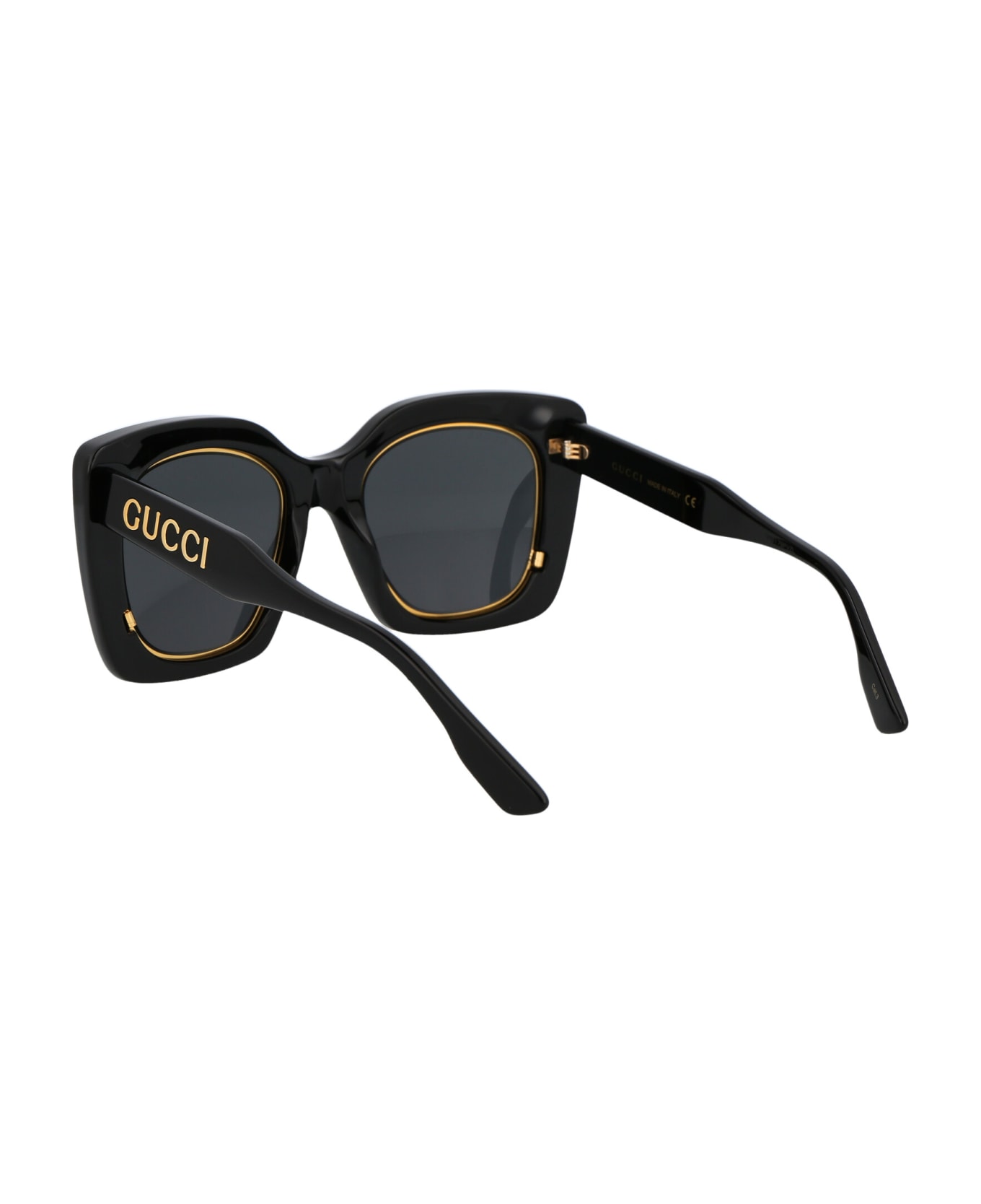 Gucci Eyewear Gg1151s Sunglasses - 001 BLACK BLACK GREY サングラス