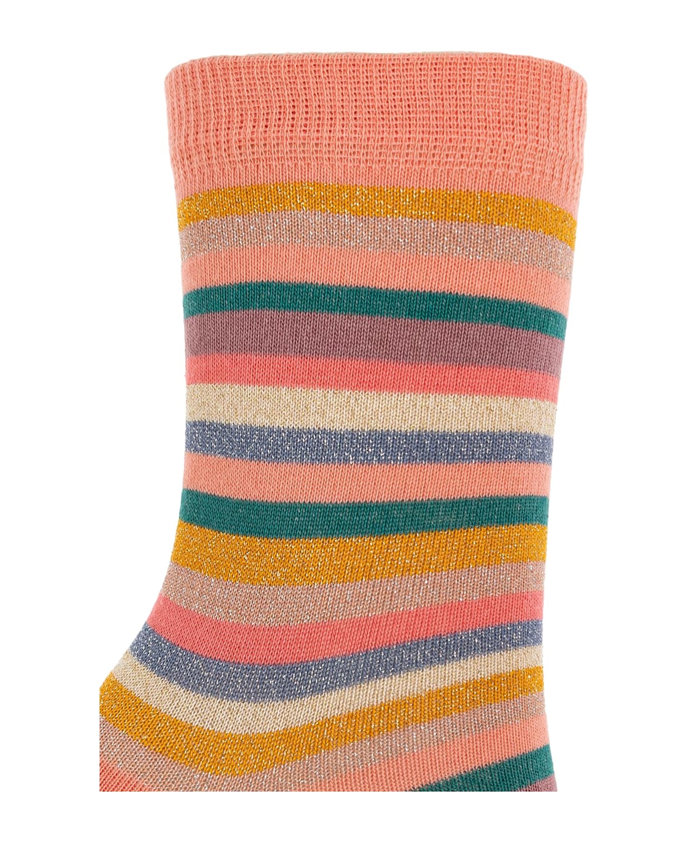 Paul Smith Three-pack Of Cotton Socks With Lurex Thread - MULTICOLOUR