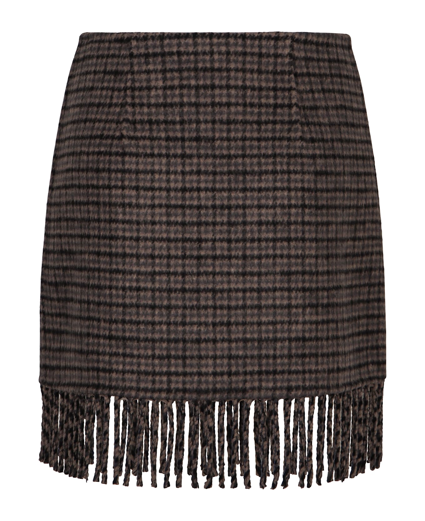 Parosh Mini Fringed Skirt - Multicolor