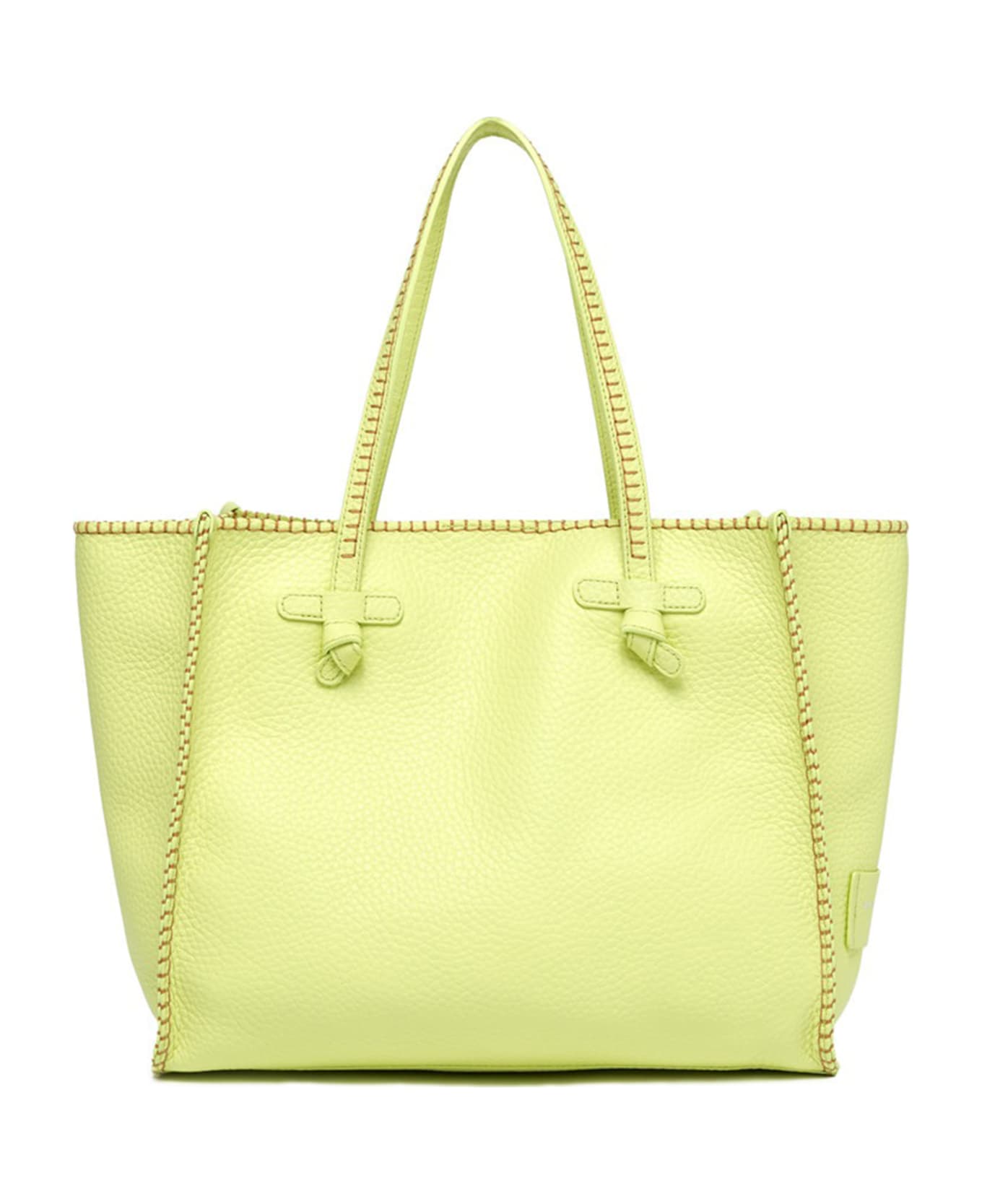 Gianni Chiarini Marcella Shopping Bag In Bubble Leather - SUNNY LIGHT トートバッグ