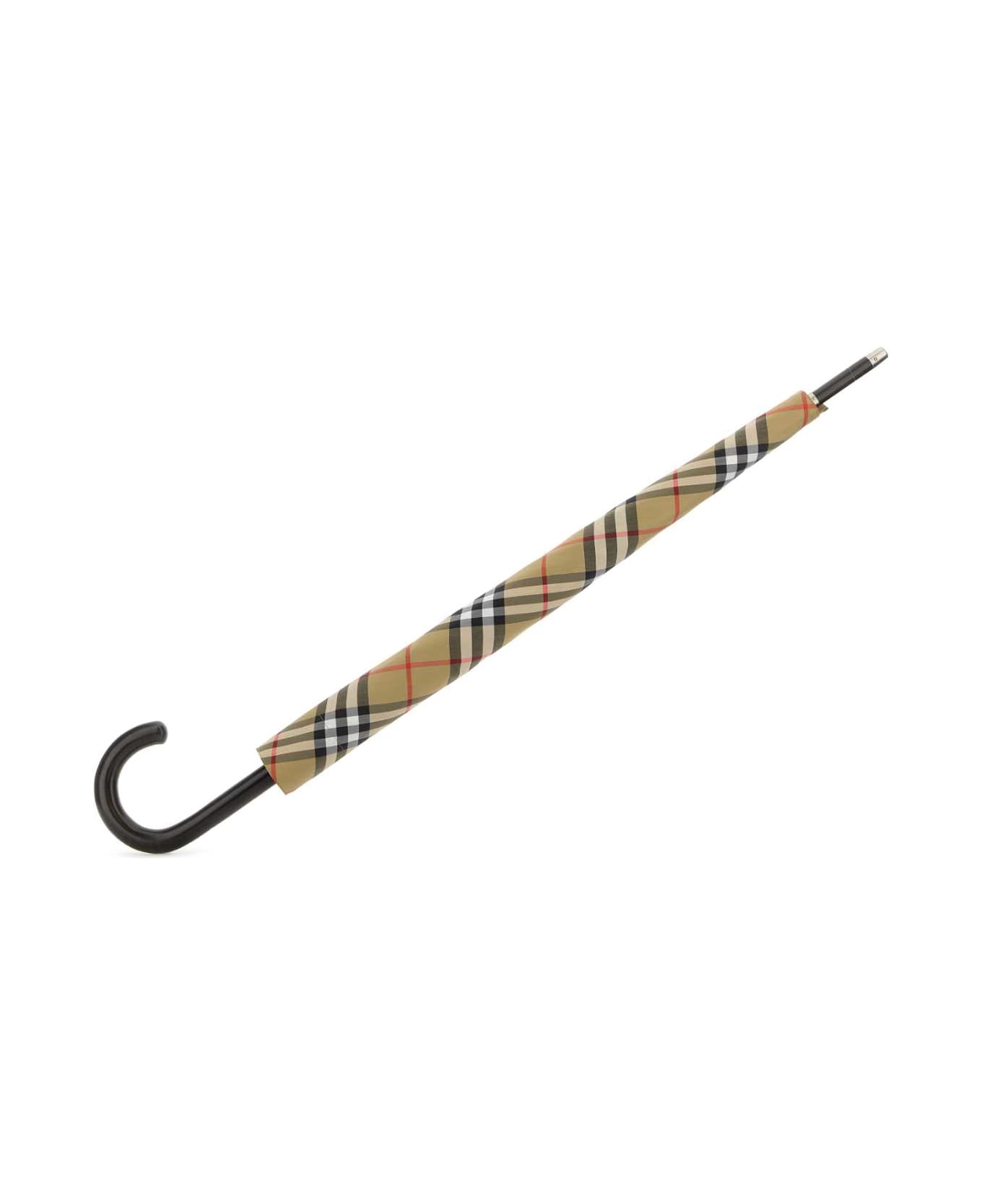 Burberry Um Check Walking Umb - SANDIPCHECK