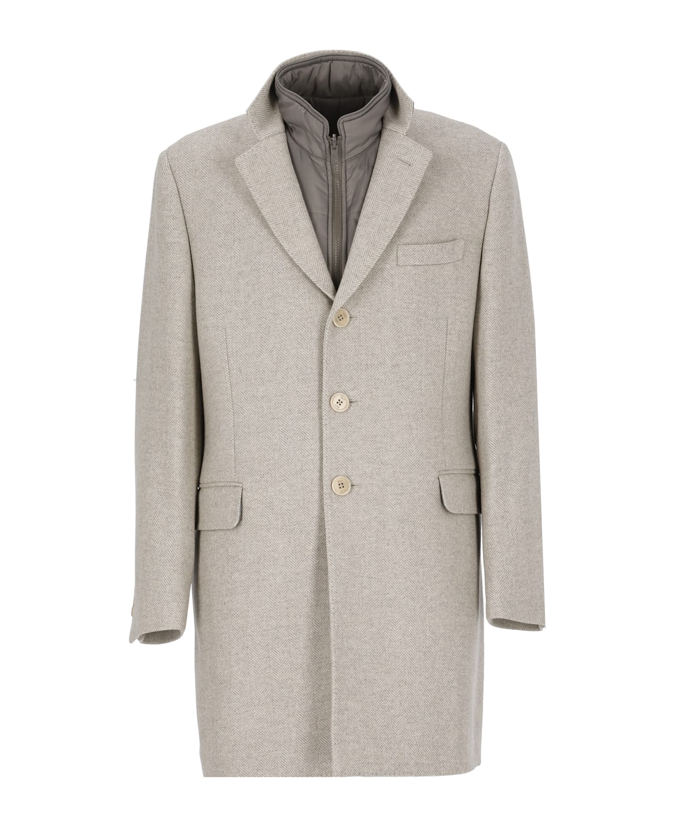 Fay Wool Coat - Beige