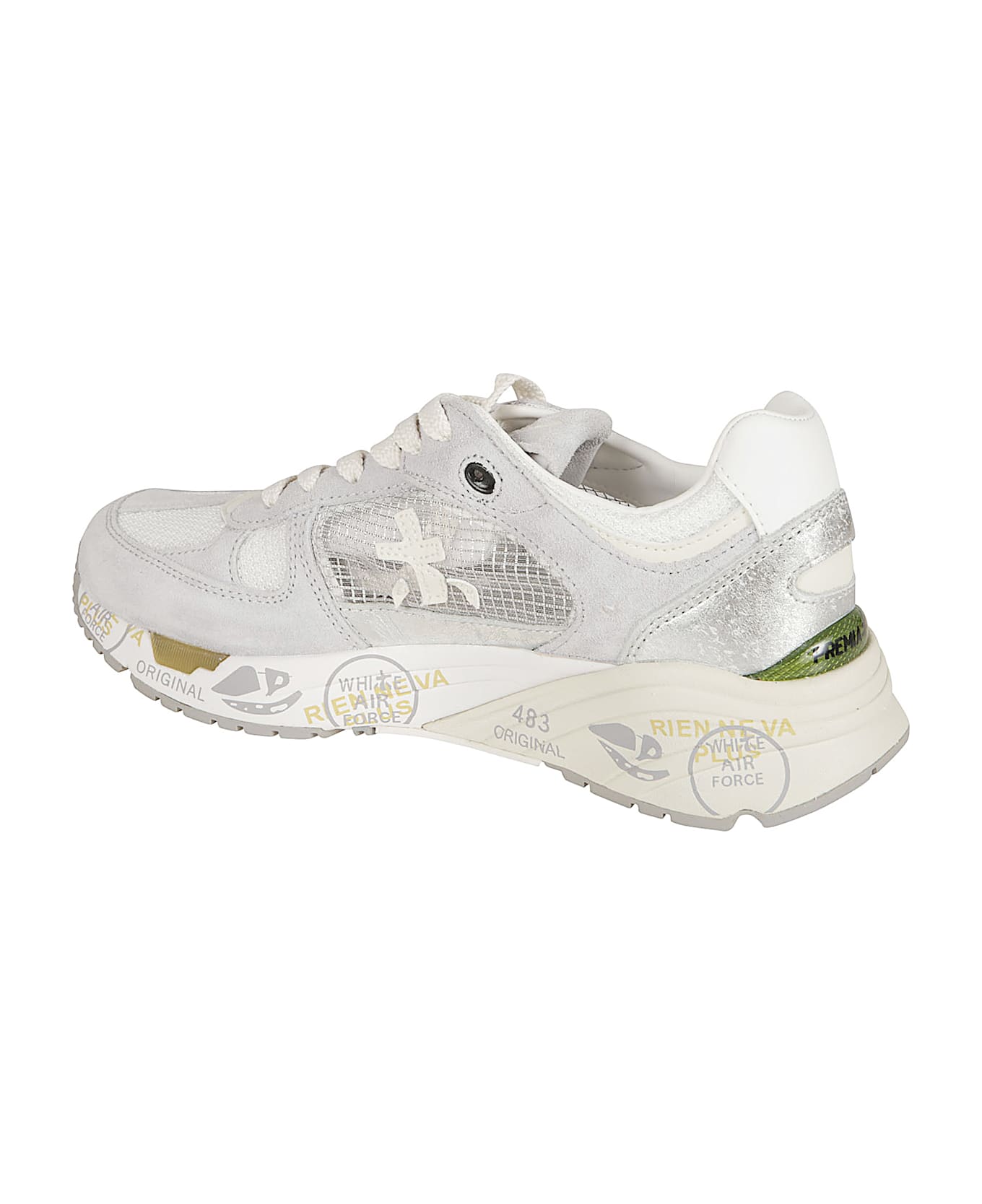 Premiata Mased 7400 Sneakers - GREY-SILVER