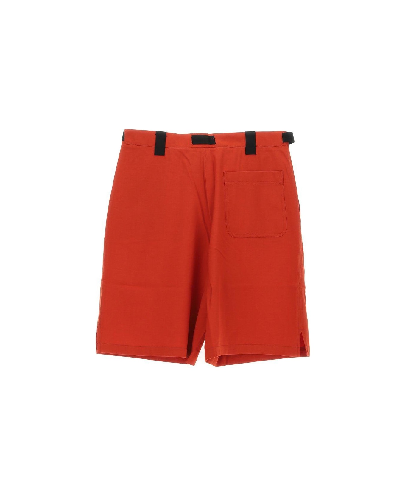 Jacquemus Buckled Shorts - Red