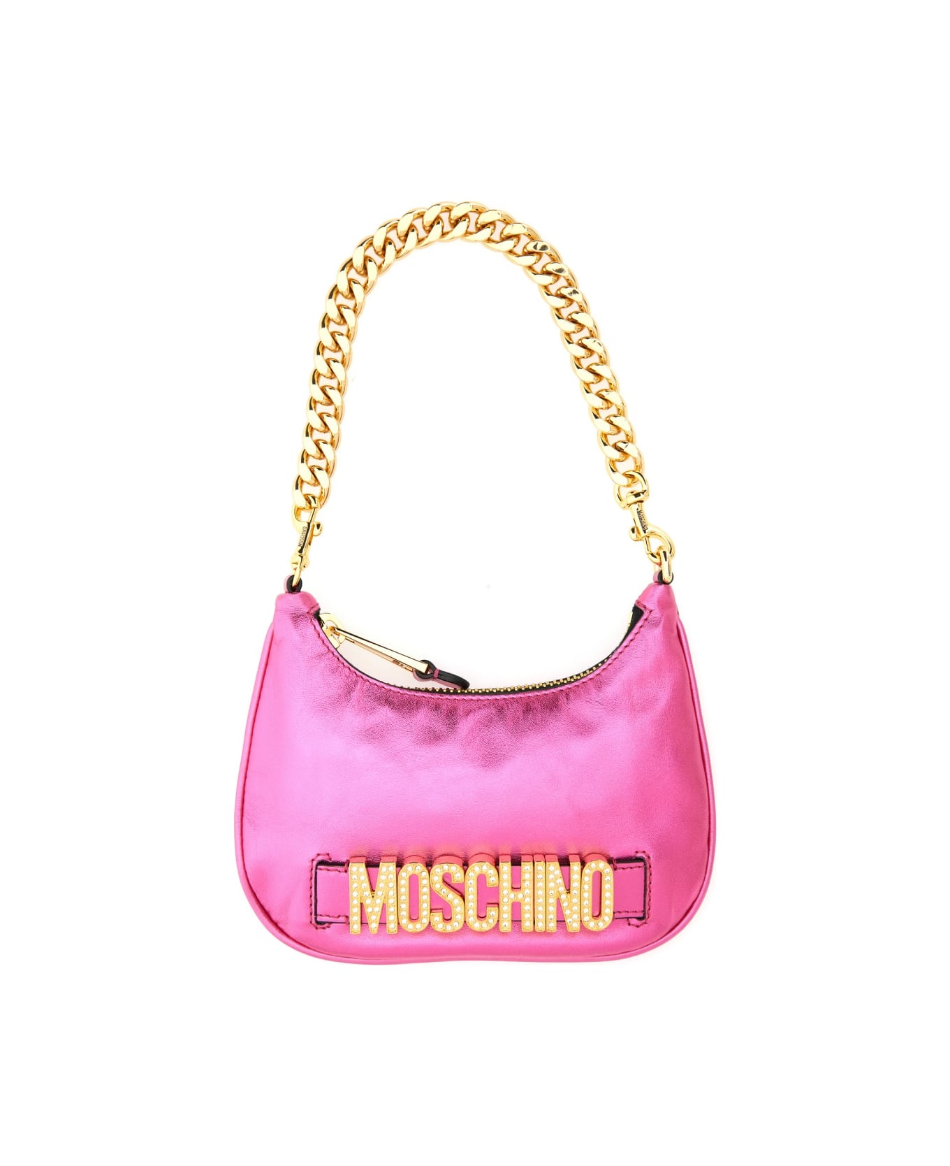 Moschino Bag With Lettering Logo - PINK