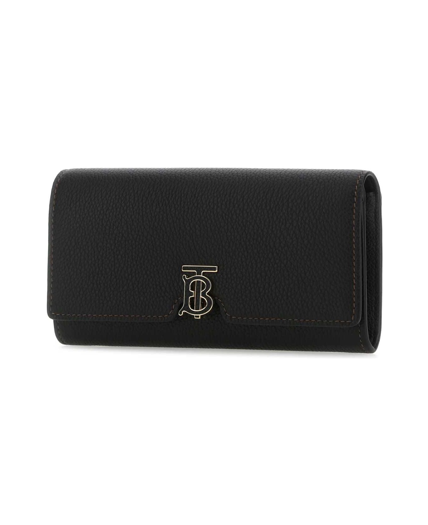 Burberry Black Leather Wallet - A1189