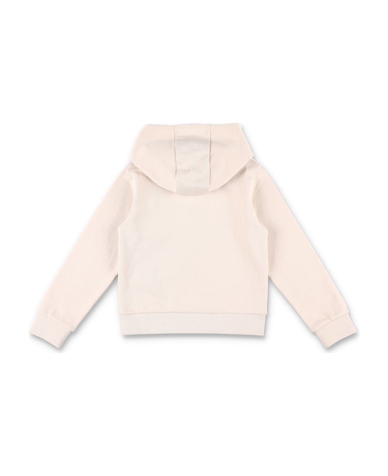 Moncler Kid - Embroidered Tonal Logo Cotto Hoodie - LIGHT PINK