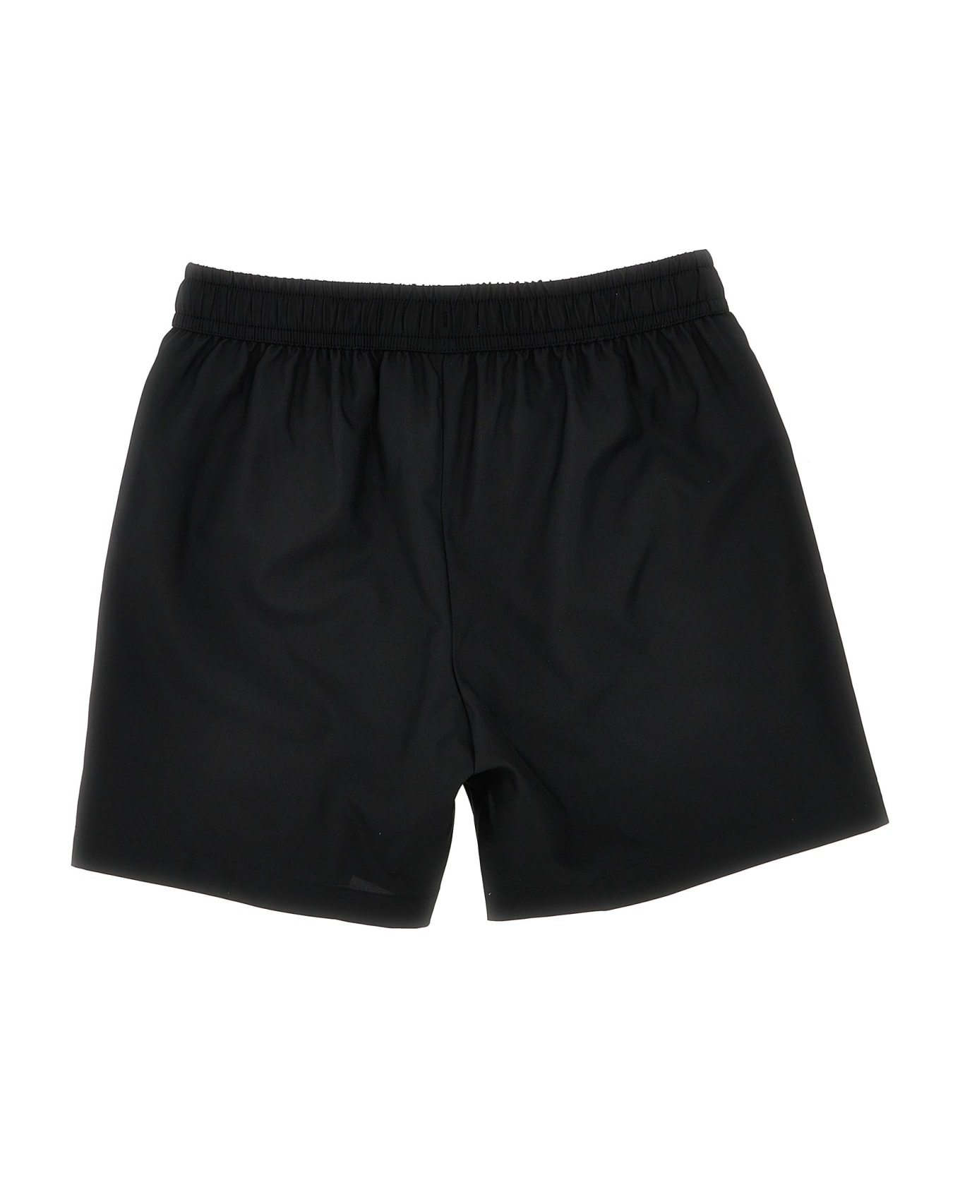 Moschino Logo Print Swim Shorts - Black   水着