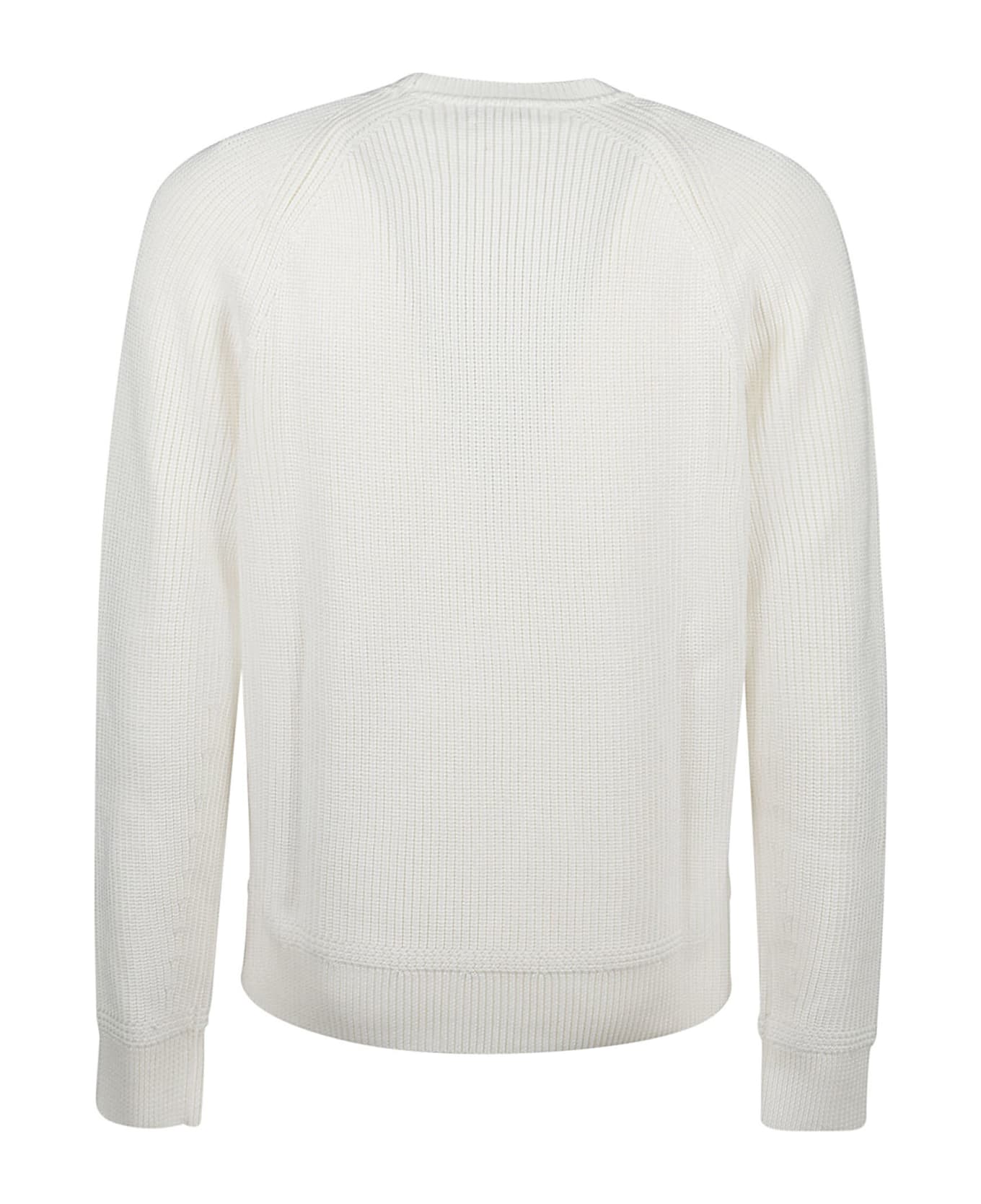 Tom Ford Silk Merino Raglan Sweater - White