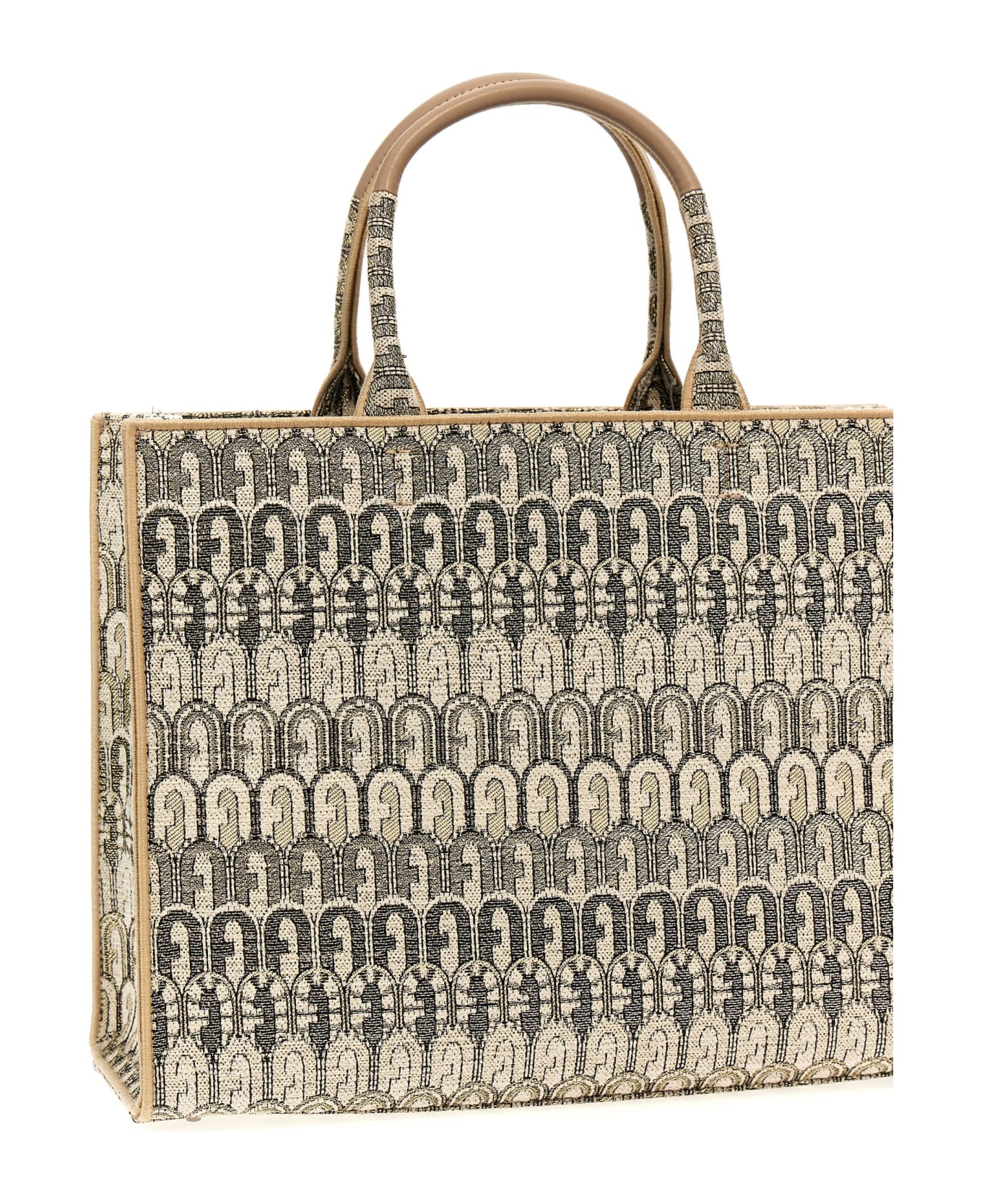 Furla 'opportunity L' Shopping Bag - Gold トートバッグ