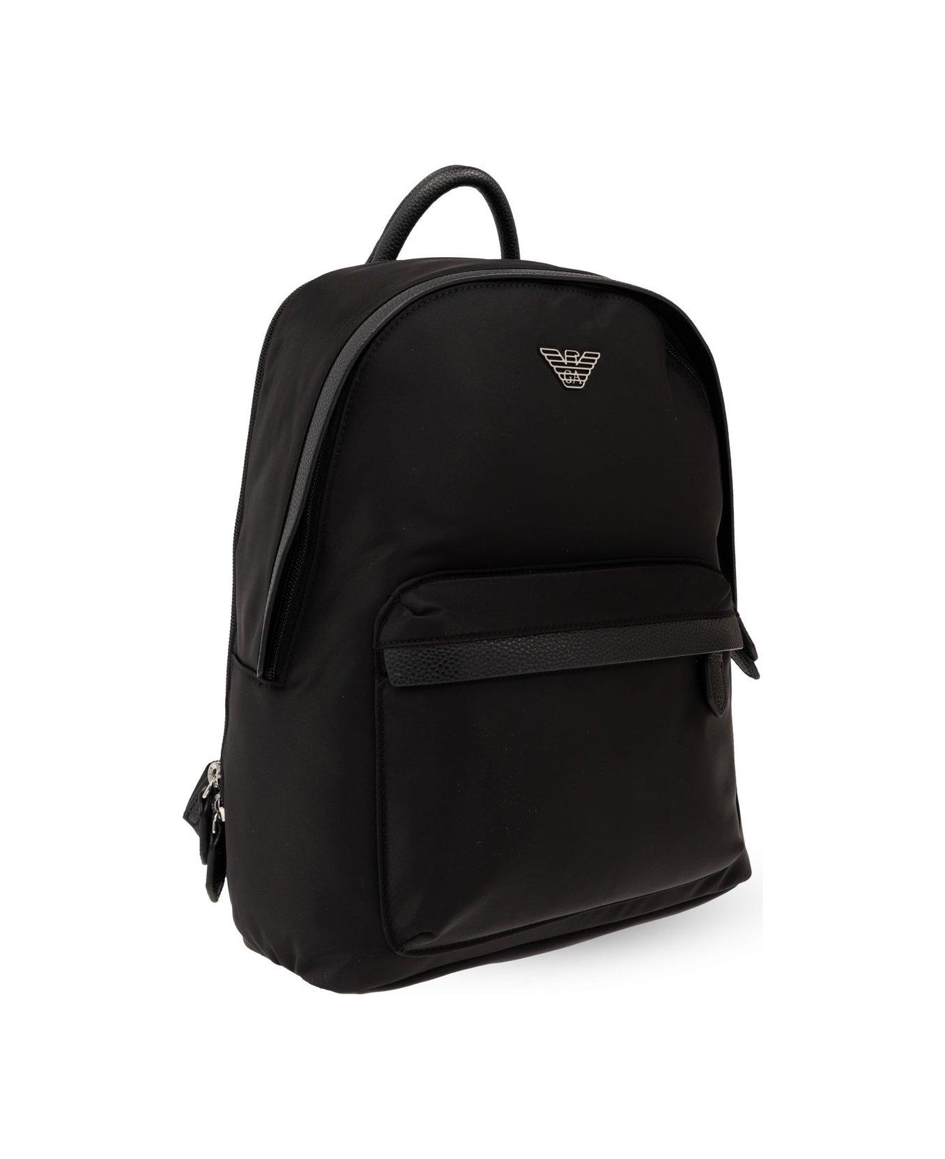 Emporio Armani Sustainable Collection Backpack - Black バックパック