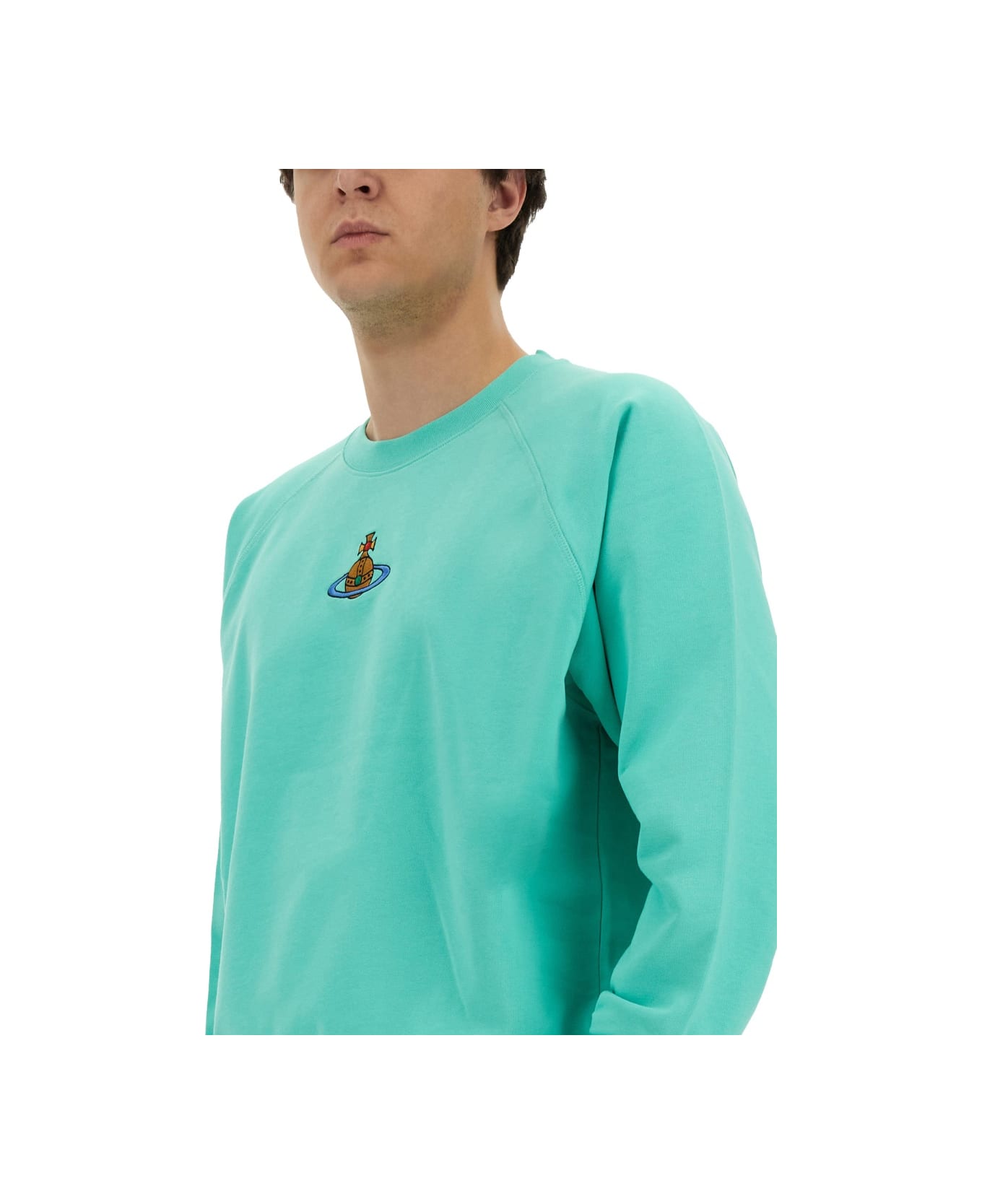 Vivienne Westwood Sweatshirt With Logo - AZURE フリース
