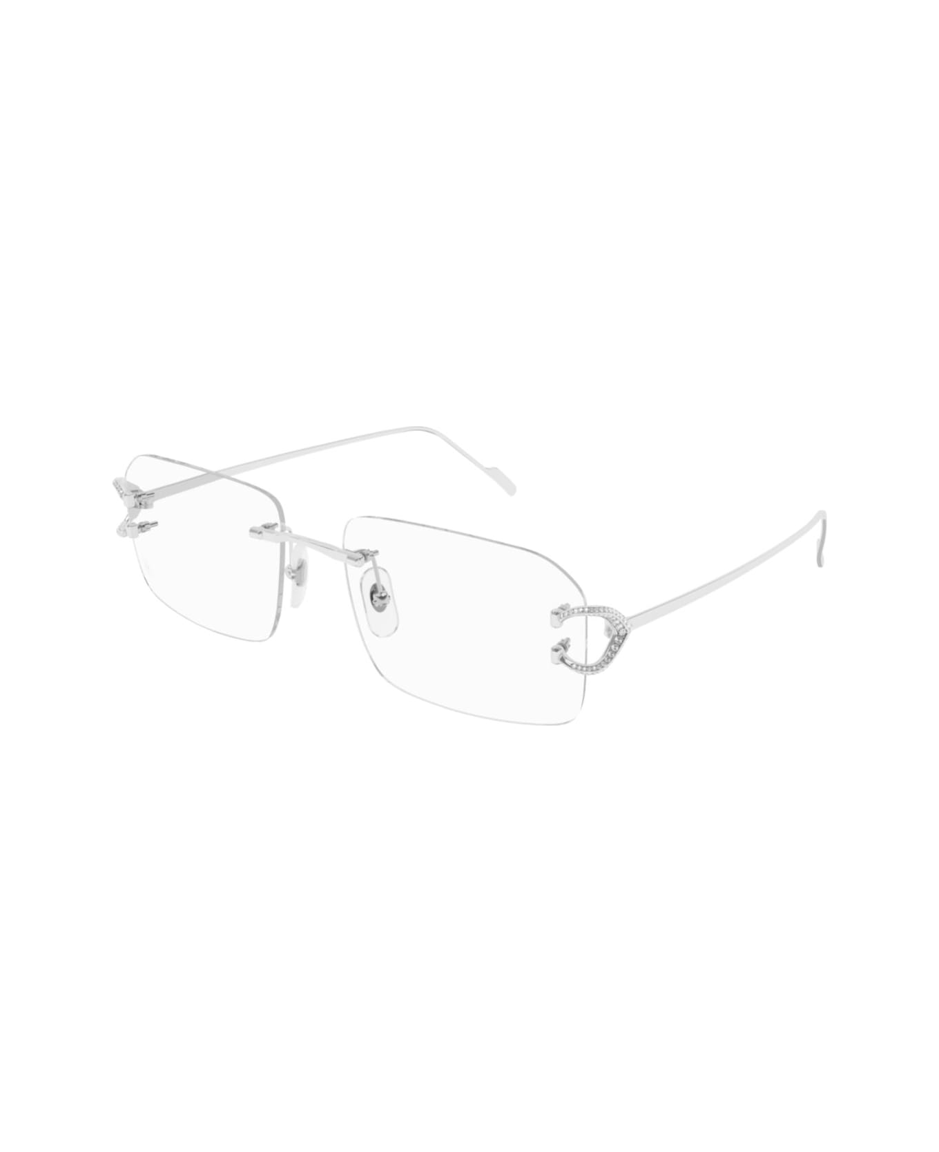 Cartier Eyewear Ct0489o003 Silver Silver Transpa - 003 silver silver transpa