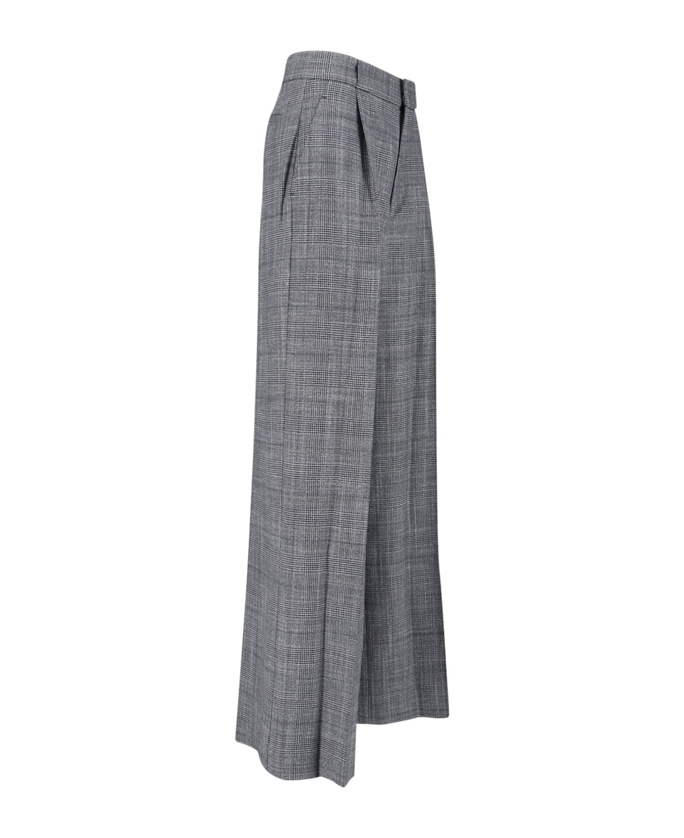 Sa Su Phi Pied De Poule Trousers - Gray