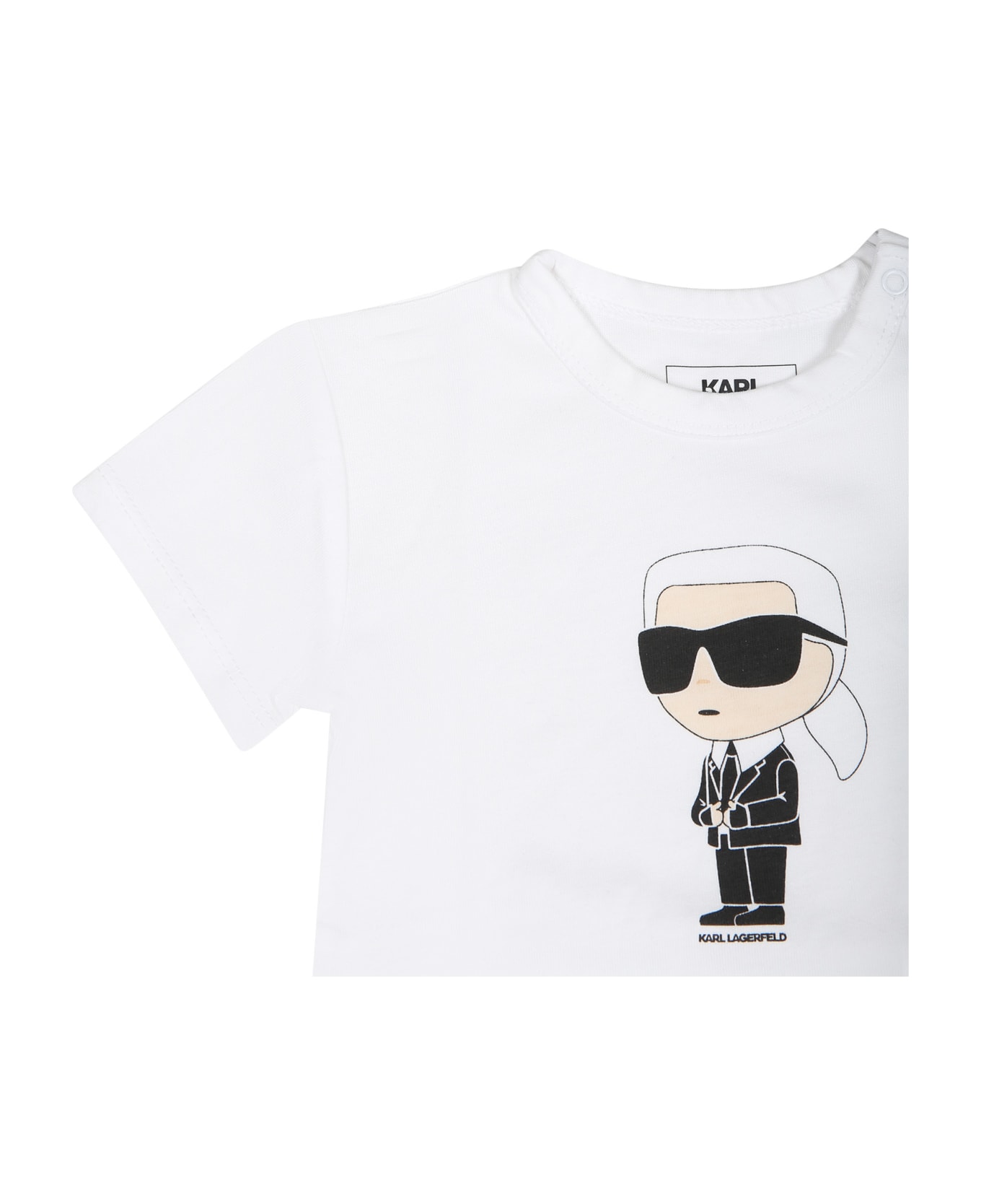 Karl Lagerfeld Kids Multicolor Set For Baby Boy With Karl Print - Multicolor ボトムス