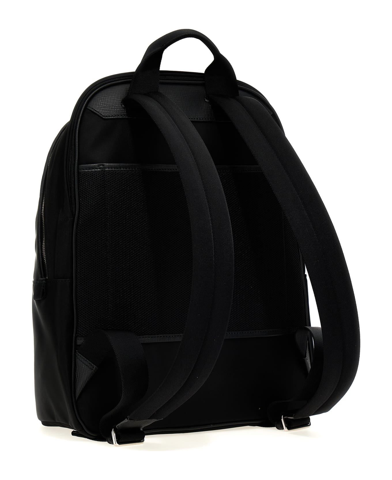 Bally Logo Nylon Backpack - Black  