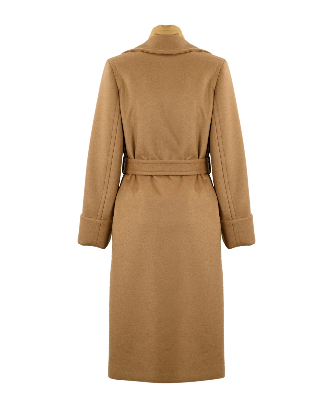 Fay Double Coat Dressing Gown Coat - Camel