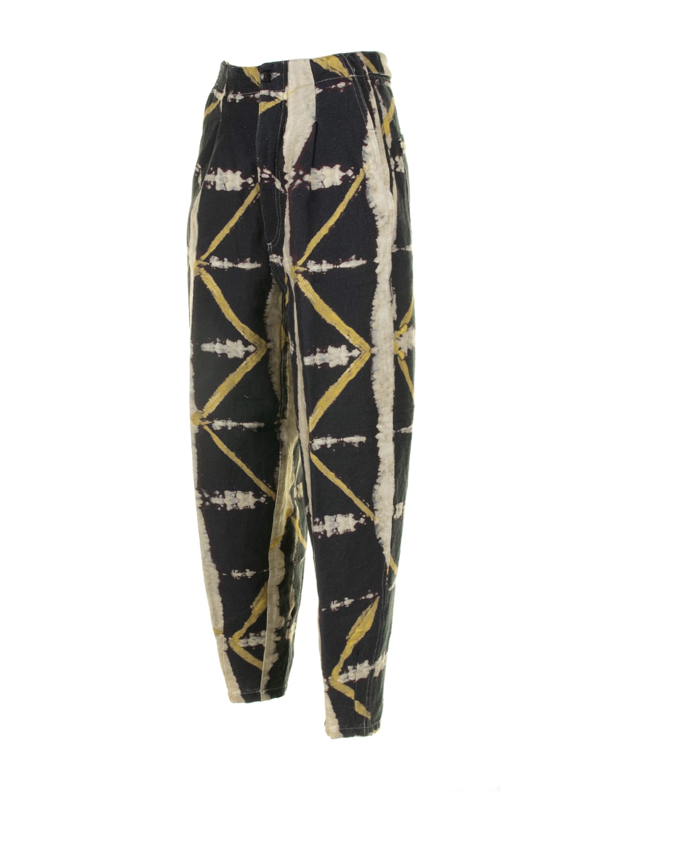 Myths High-waisted Patterned Trousers