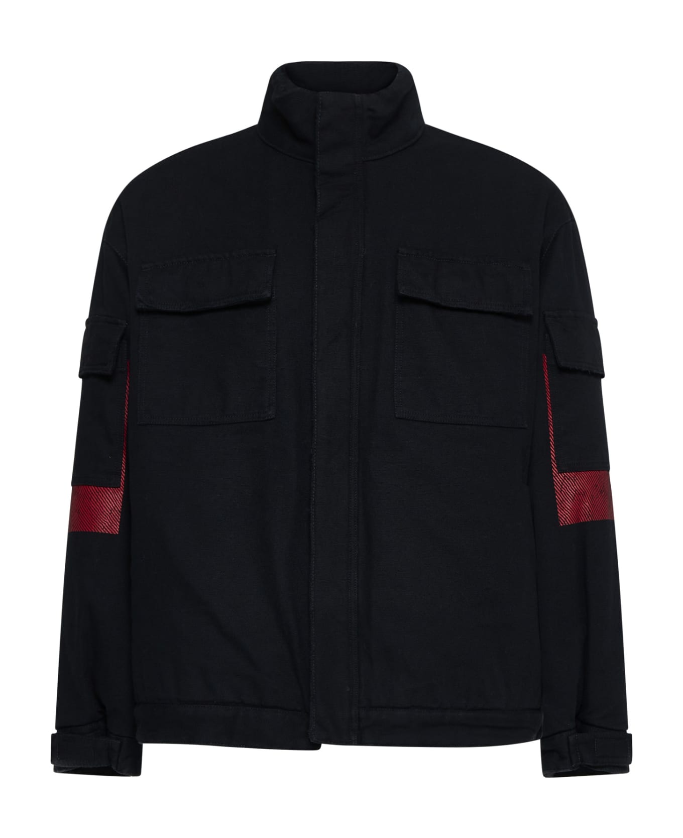 44 Label Group Jacket - Black+karalink 2024 red