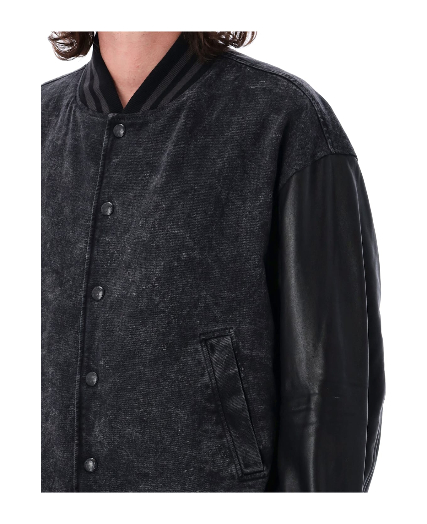 Diesel L-nyn Bomber Jacket - BLACK
