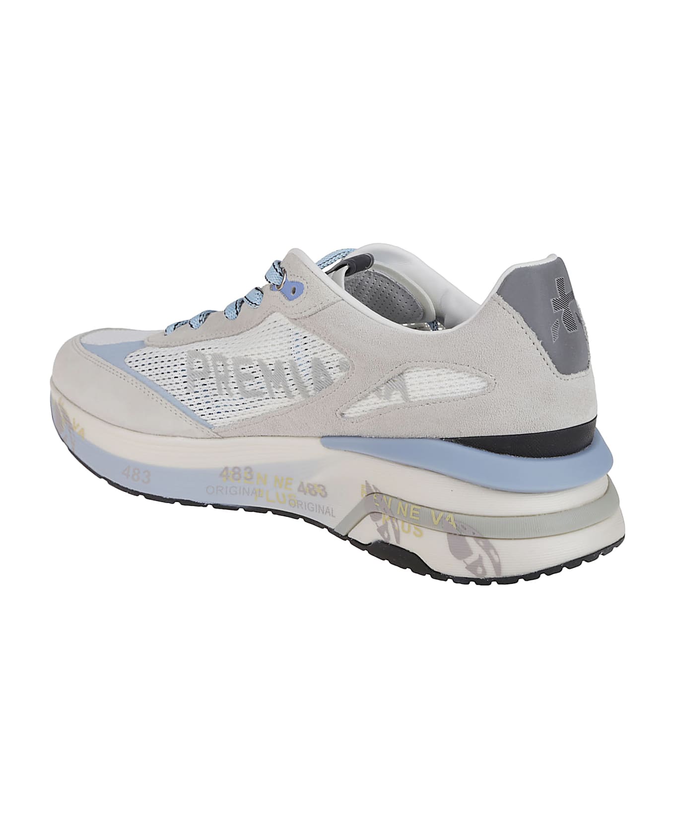 Premiata Moerun Sneakers - White/light Blue