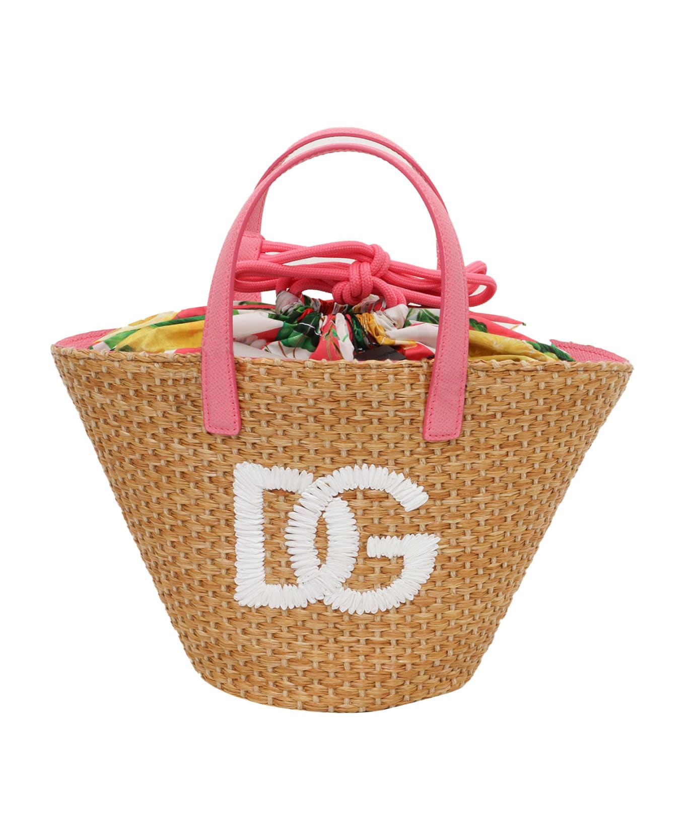 Dolce & Gabbana D&g Straw Bag - BEIGE