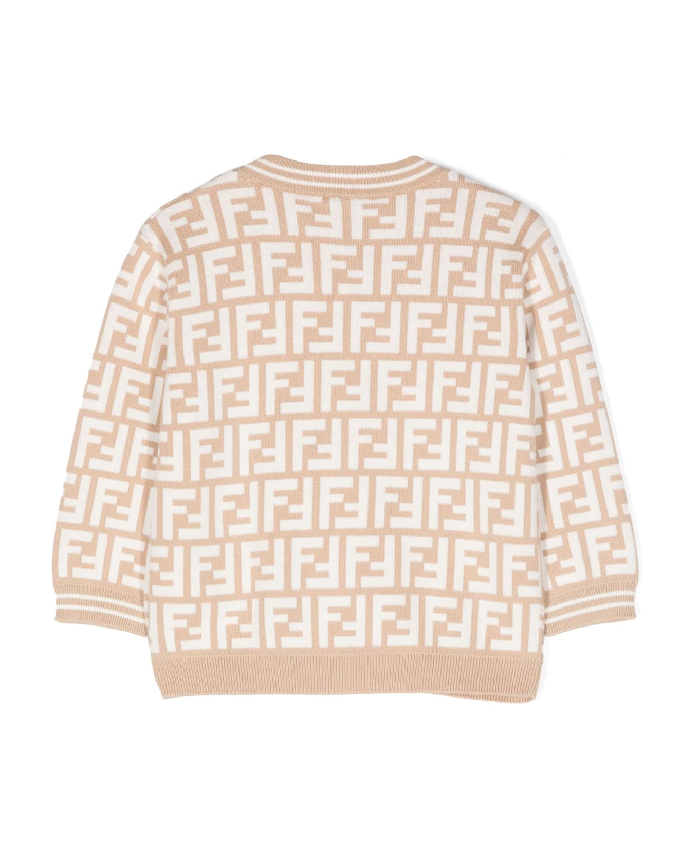 Fendi Kids Sweaters Beige - Beige ニットウェア＆スウェットシャツ