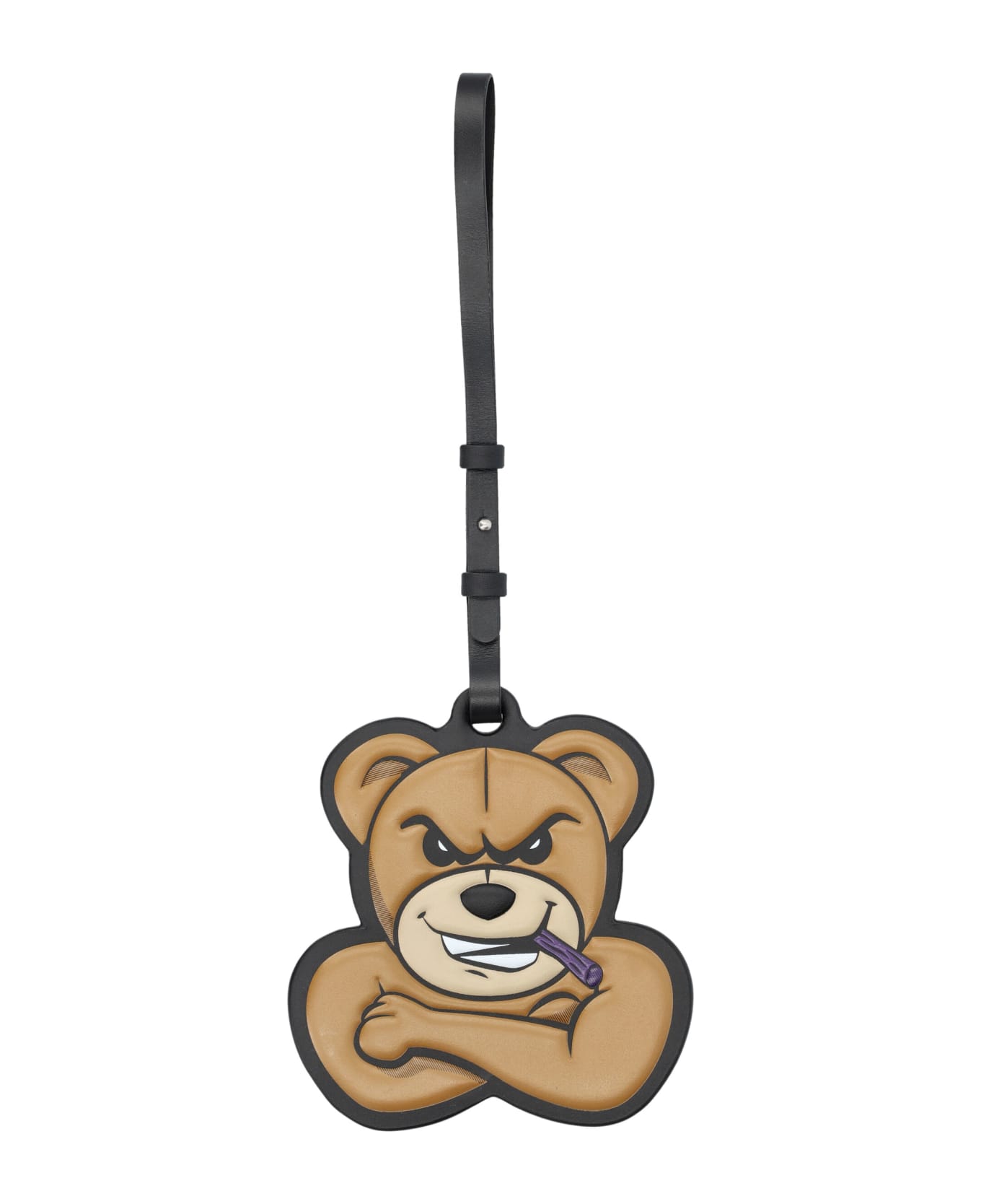 Moncler X Palm Angels Bear Patch Keyring - BROWN