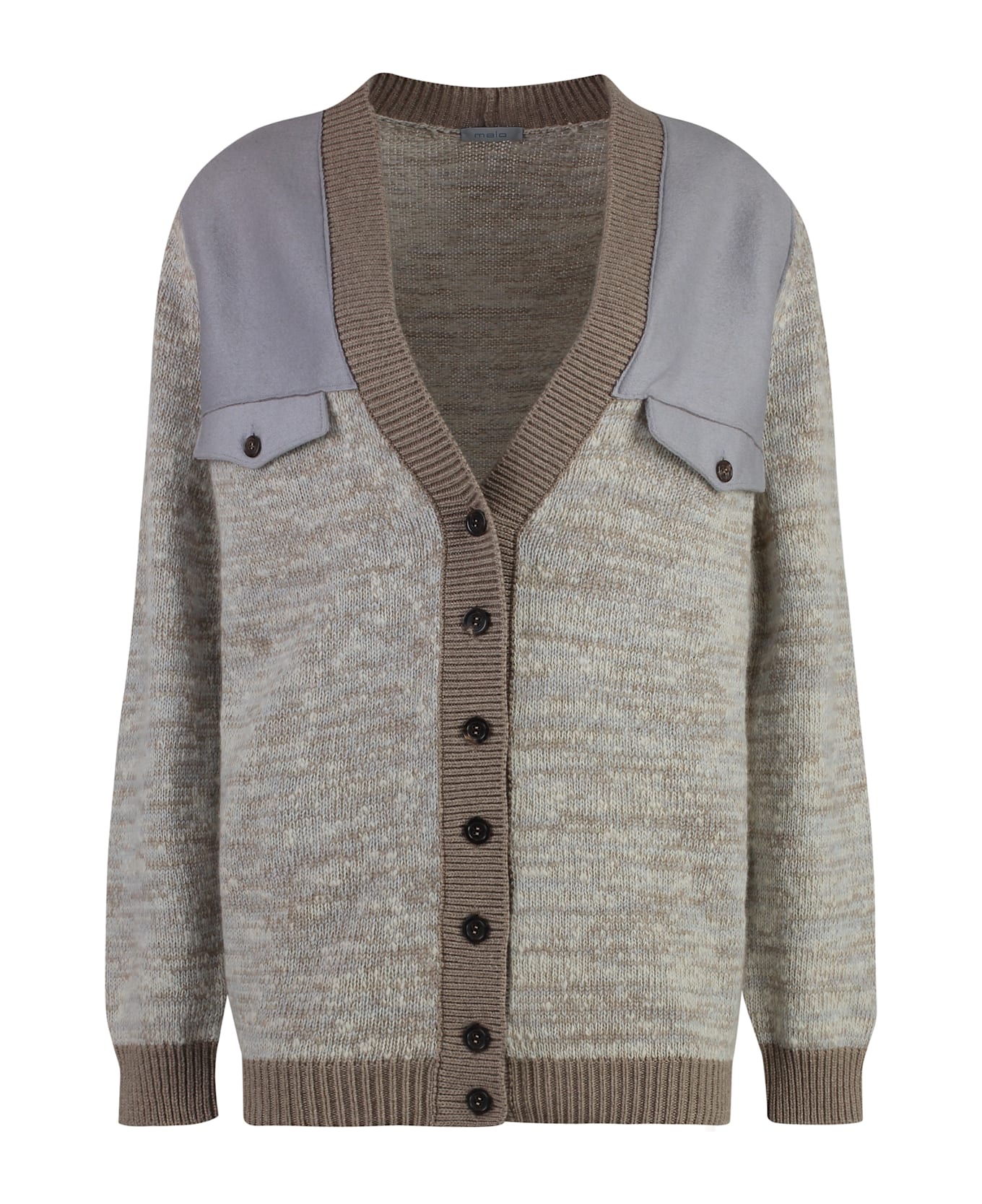 Malo Cashmere Cardigan - Beige