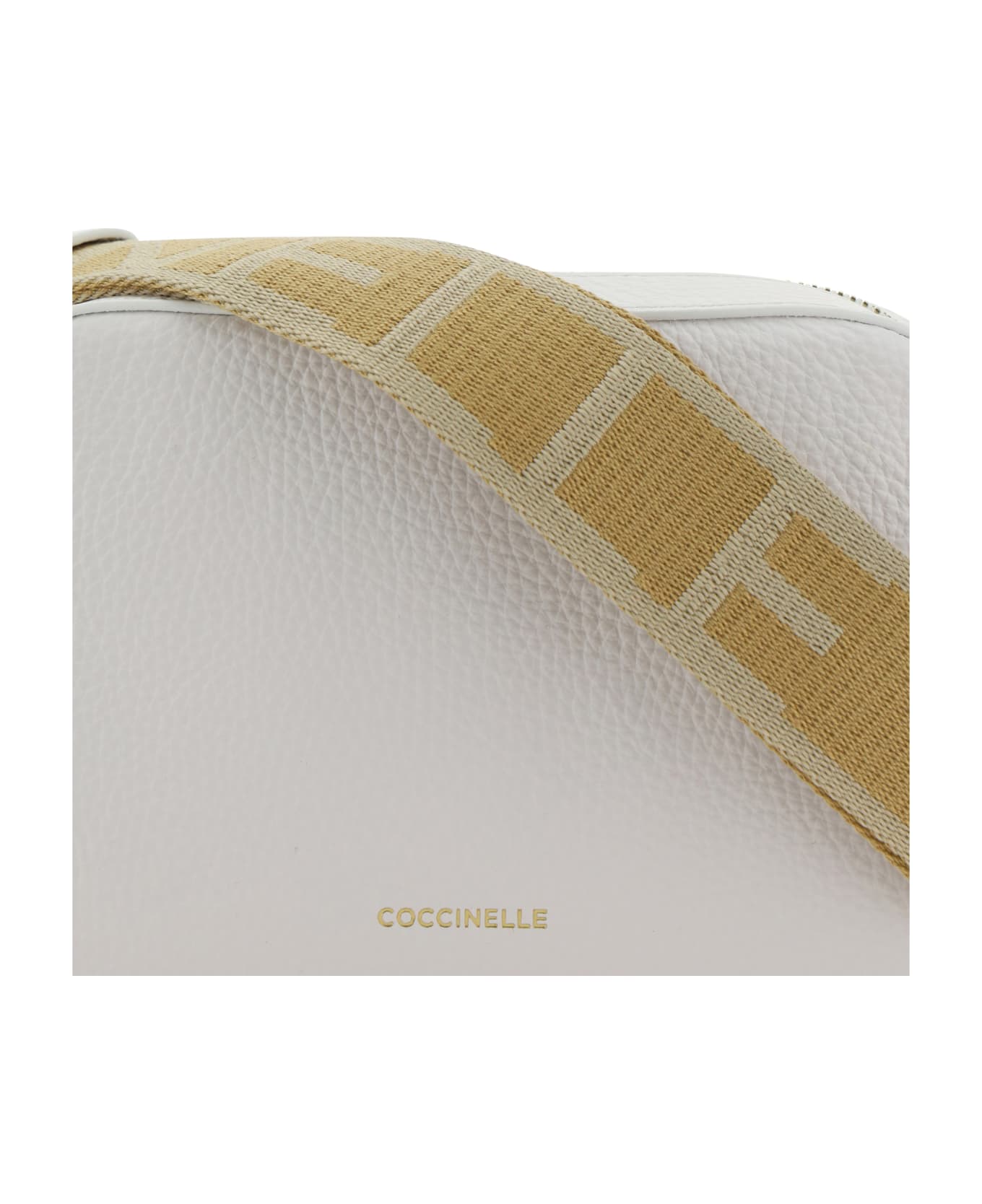 Coccinelle Tebe Shoulder Bag - Brillant White ショルダーバッグ