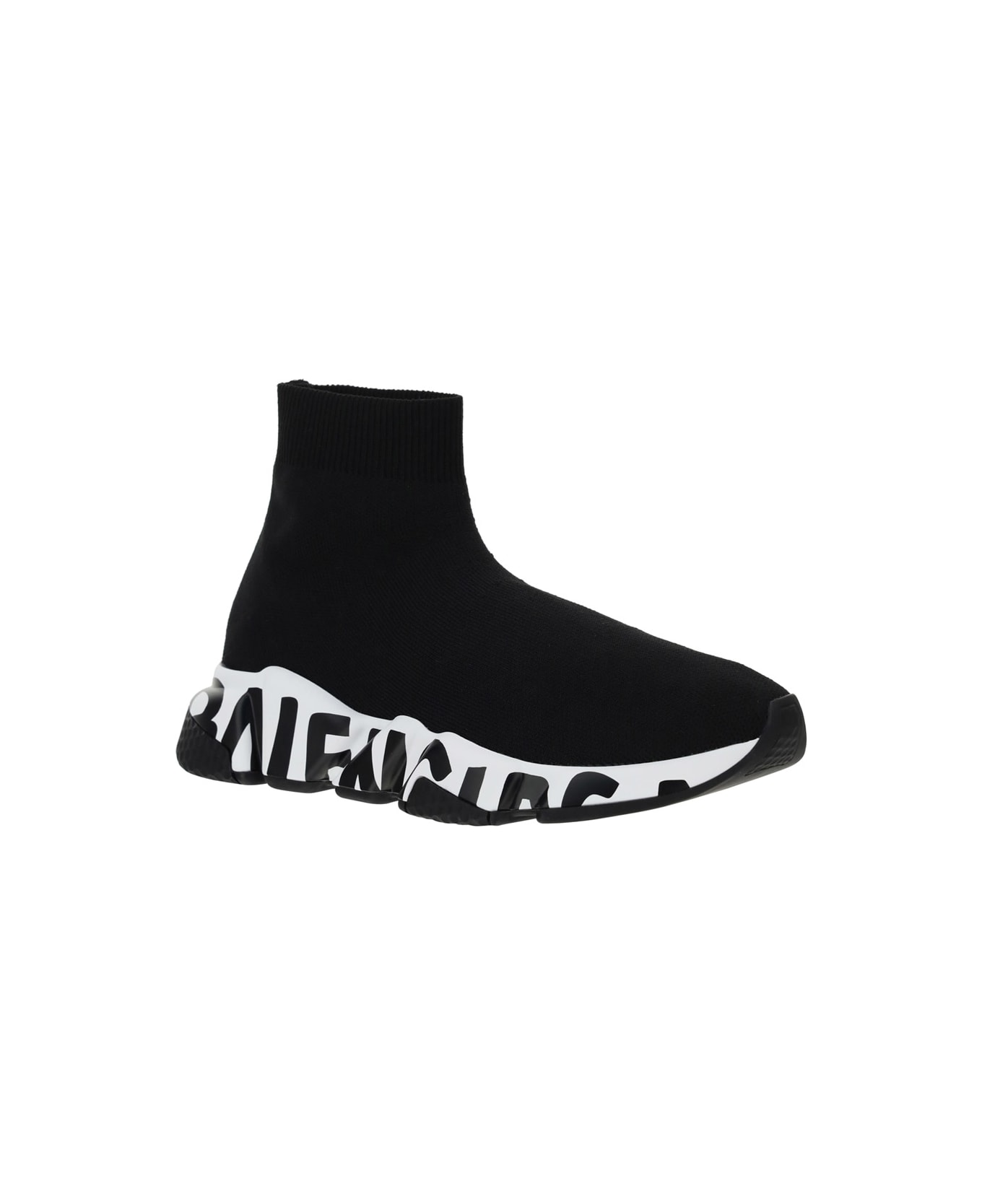 Balenciaga Speed Sneakers - Black/white/black