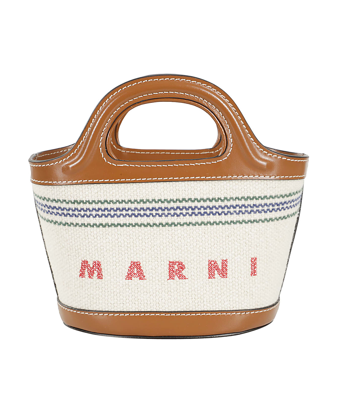 Marni Tropicalia Micro - Bianco トートバッグ