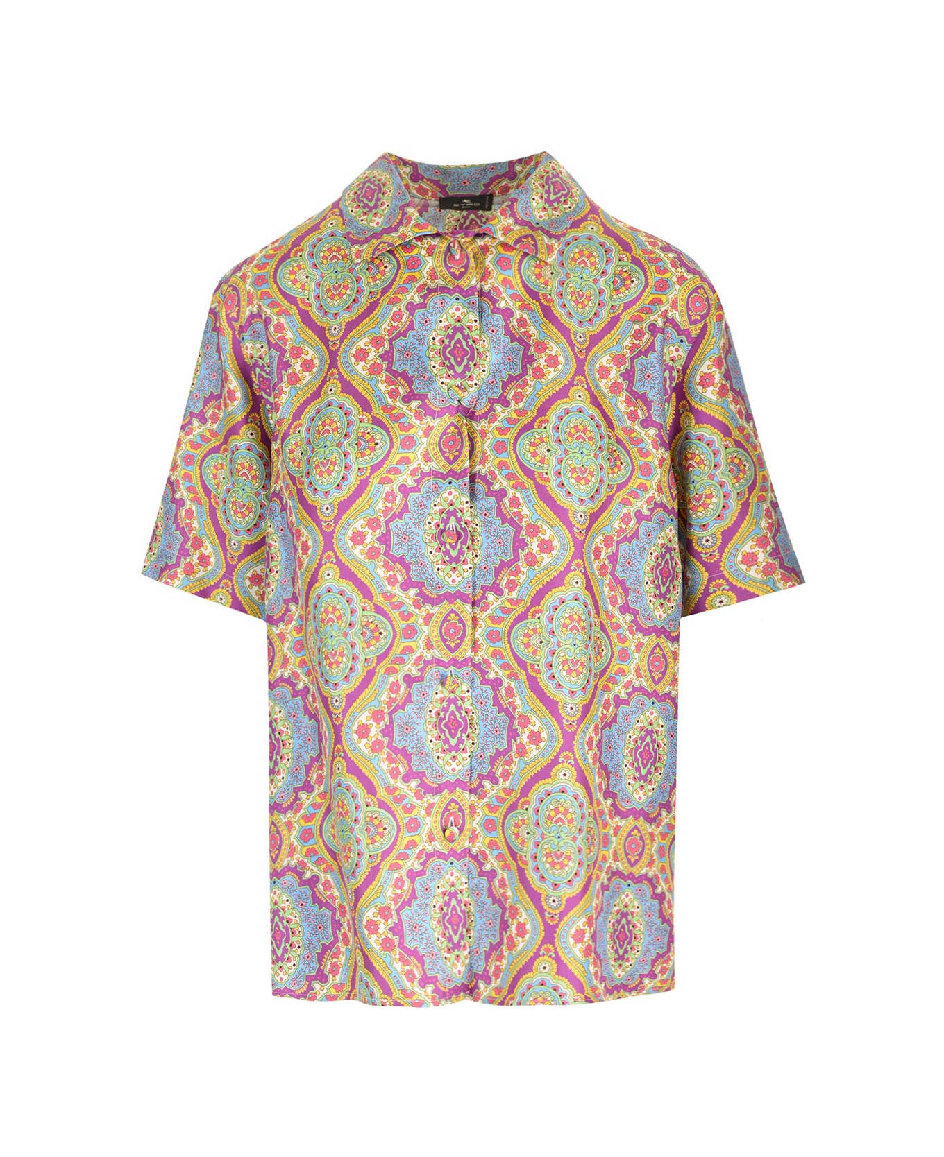 Etro Multicoloured Printed Silk Shirt - Multicolour