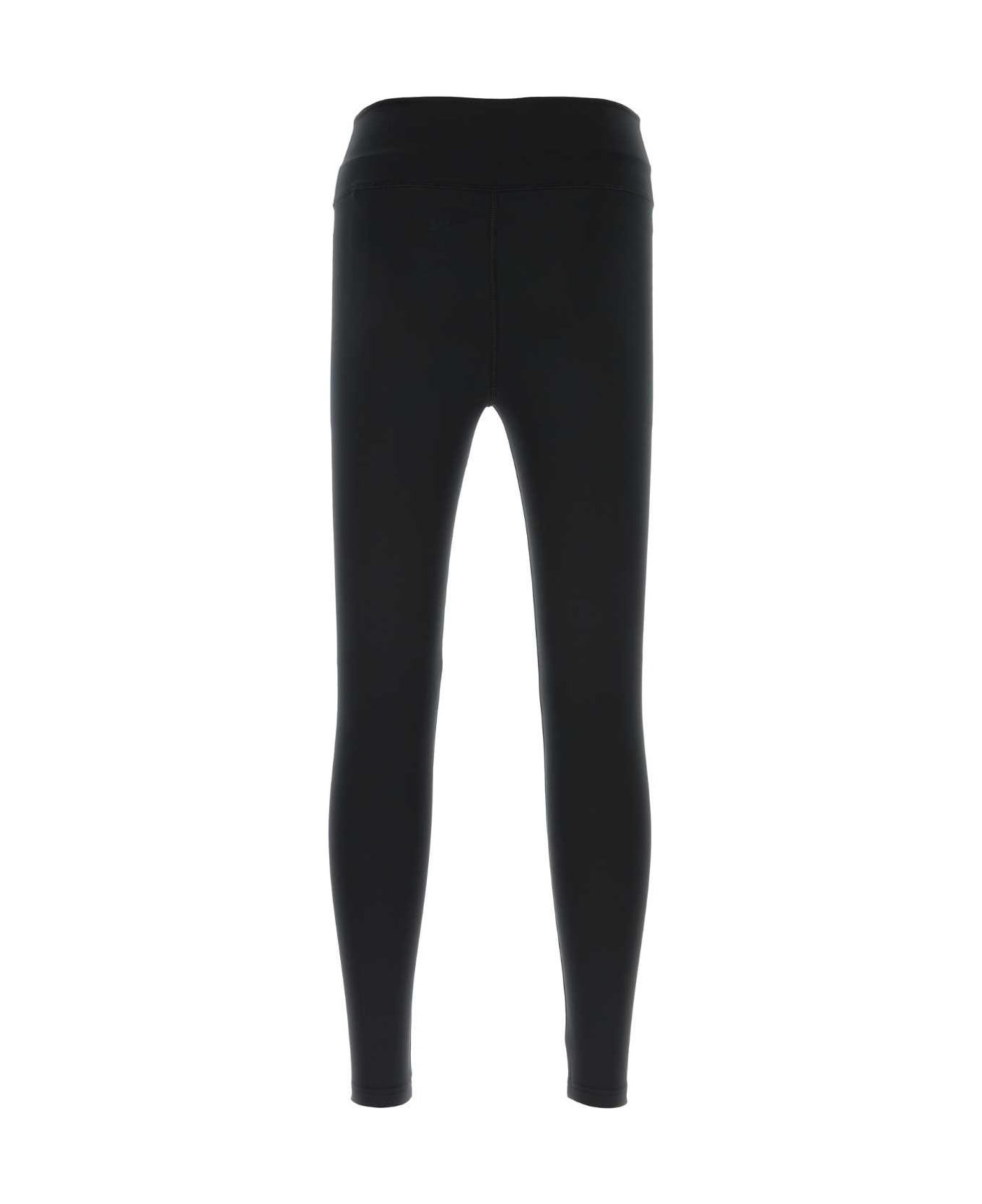 Balenciaga Black Stretch Polyester Balenciaga X Under Armour Leggings - BLACKWHITE