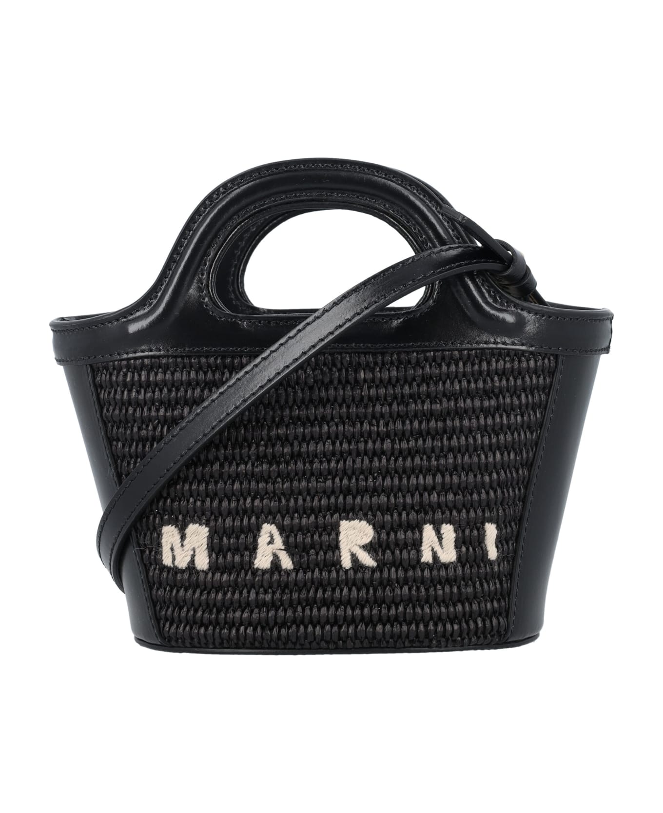 Marni Tropicalia Micro Bag - BLACK