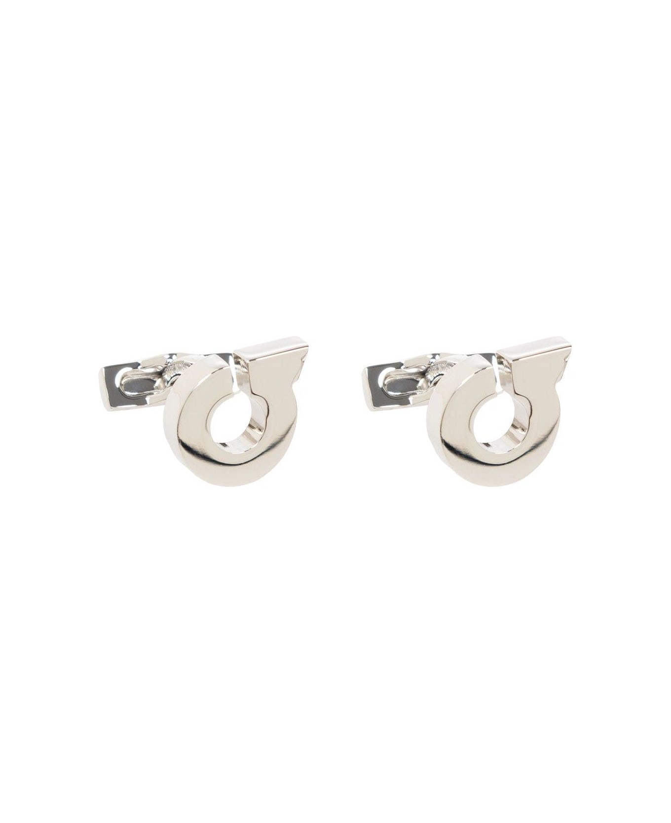 Ferragamo Gancini Cufflinks - SILVER