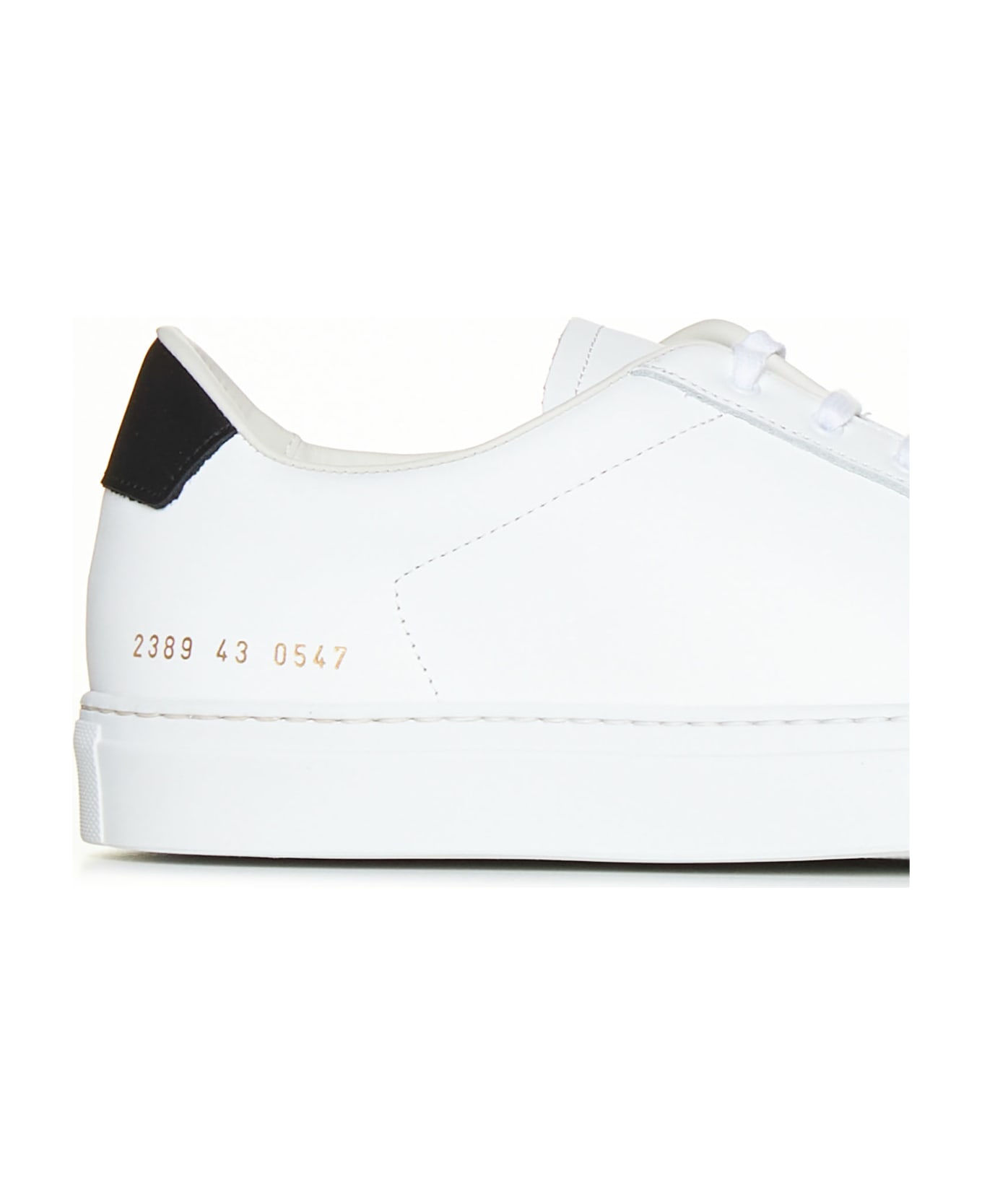 Common Projects White Leather Sneakers - White