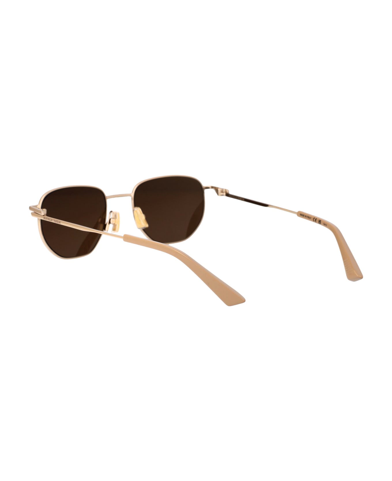 Bottega Veneta Eyewear Bv1301s Sunglasses - 002 GOLD GOLD BROWN
