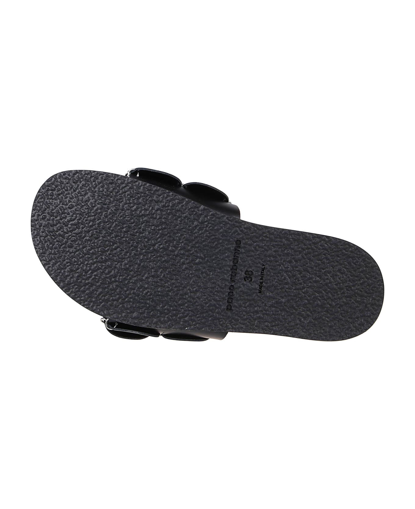 Paco Rabanne Pacoio Slide Sandals - Black